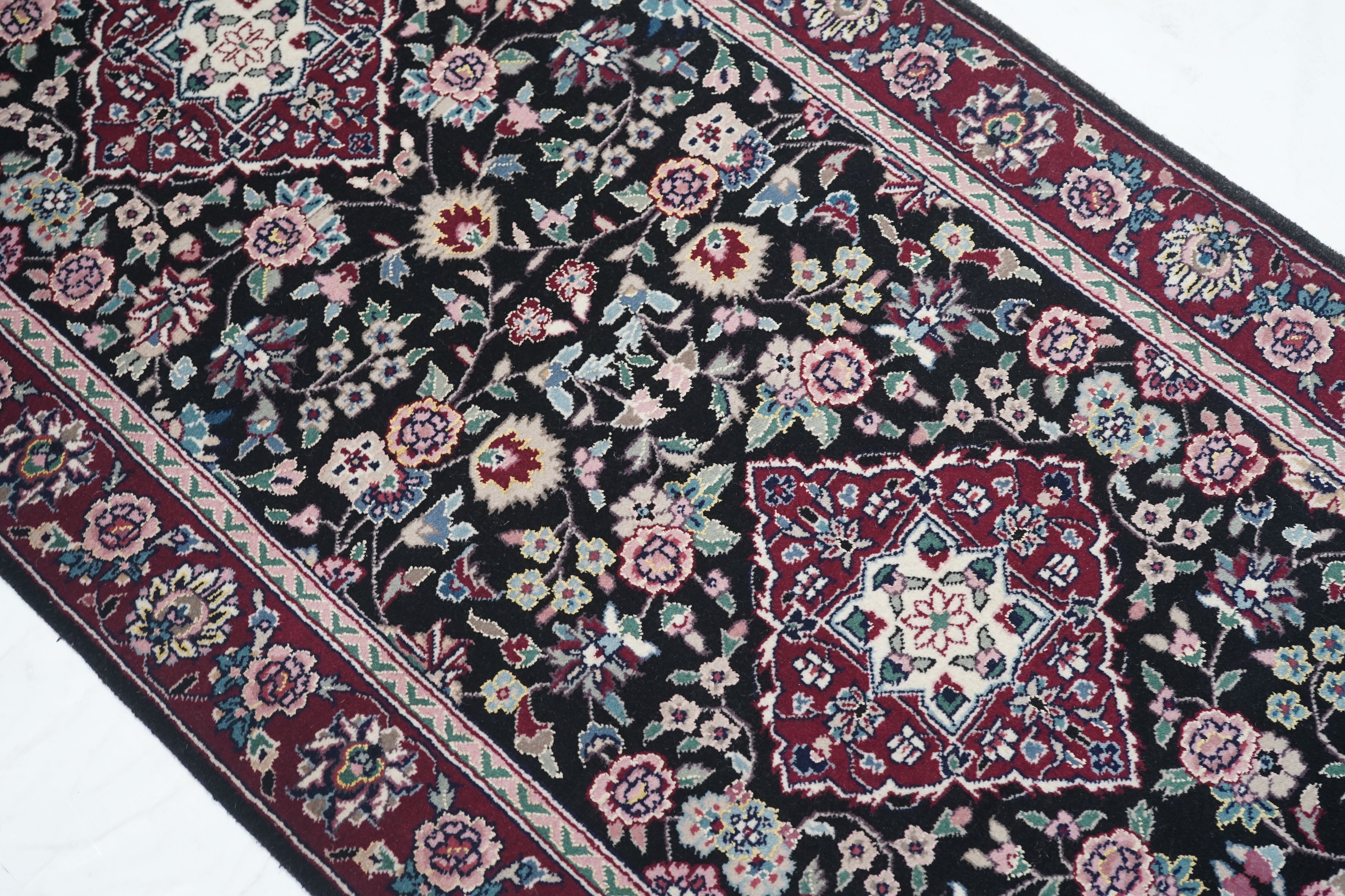Indian Tabriz Runner 2'6'' x 10'0"
