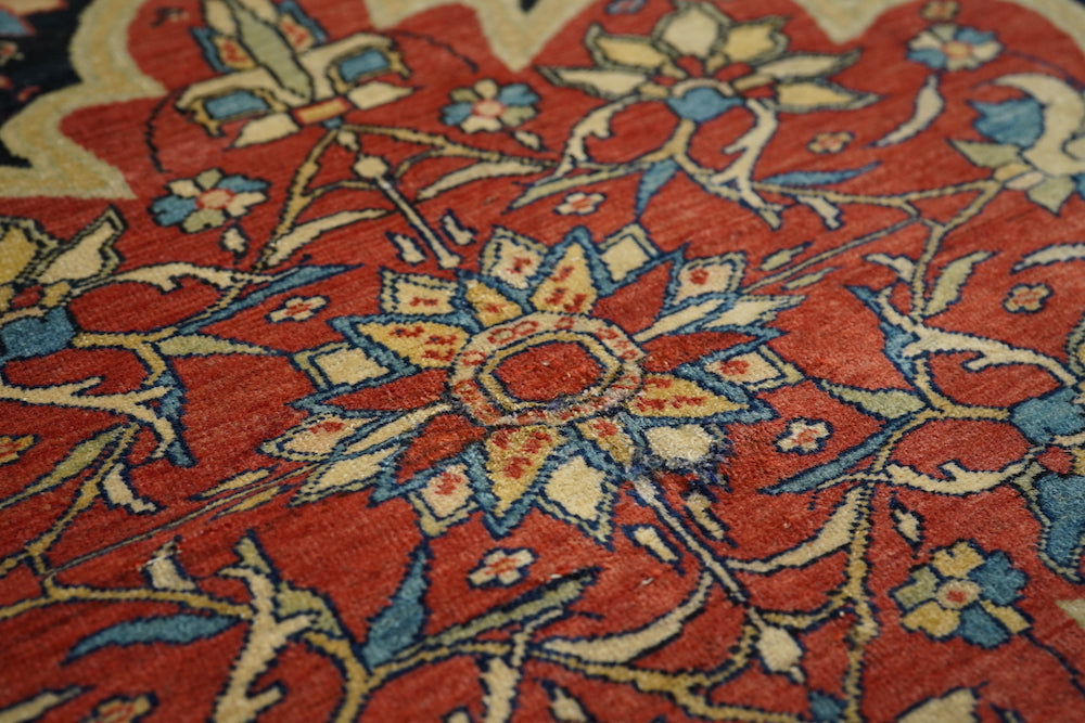 Antique Farahan Sarouk Rug 4'7'' x 6'8''