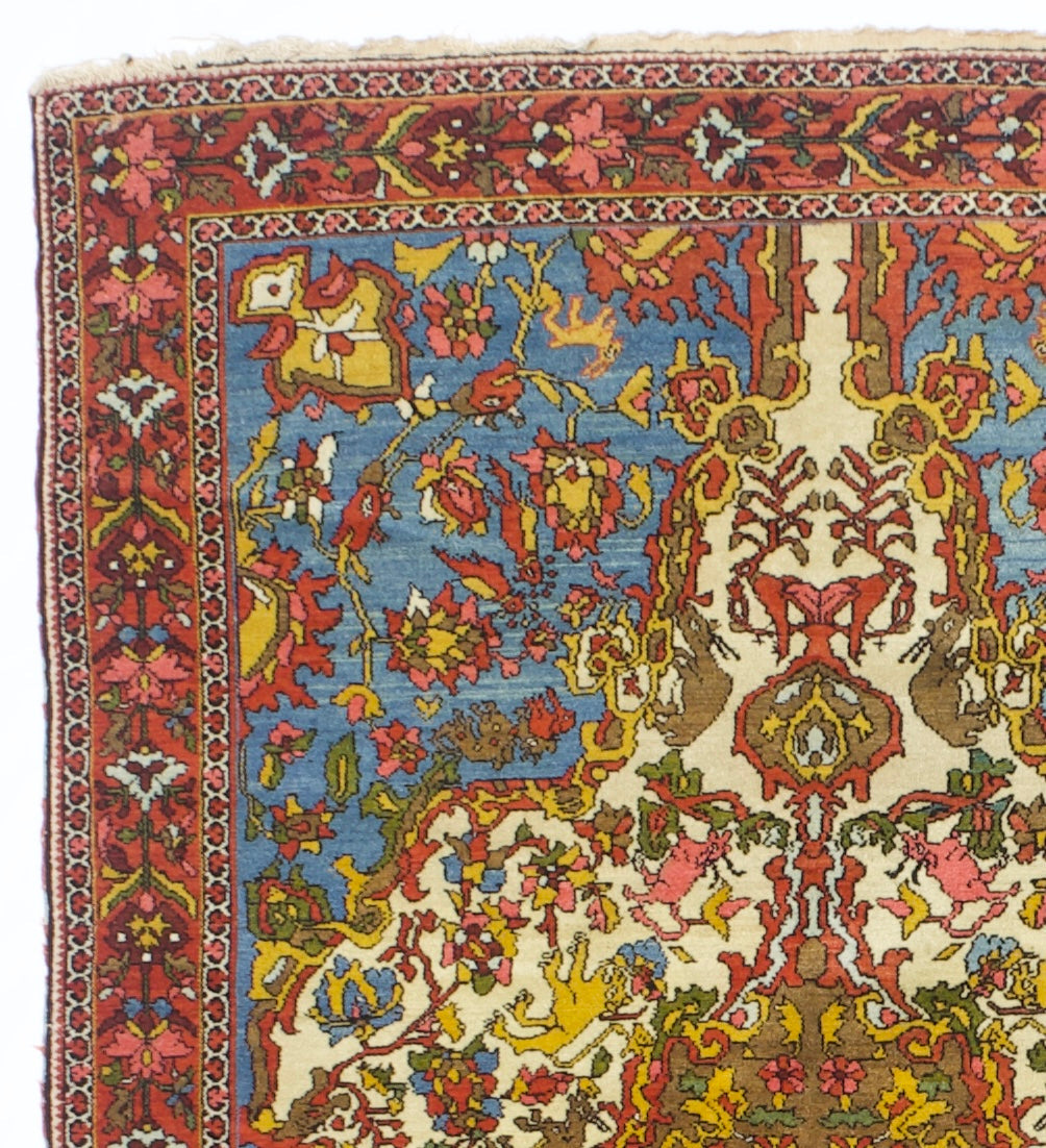 Fine Antique Malayer Rug 4'6" x 7' 0"
