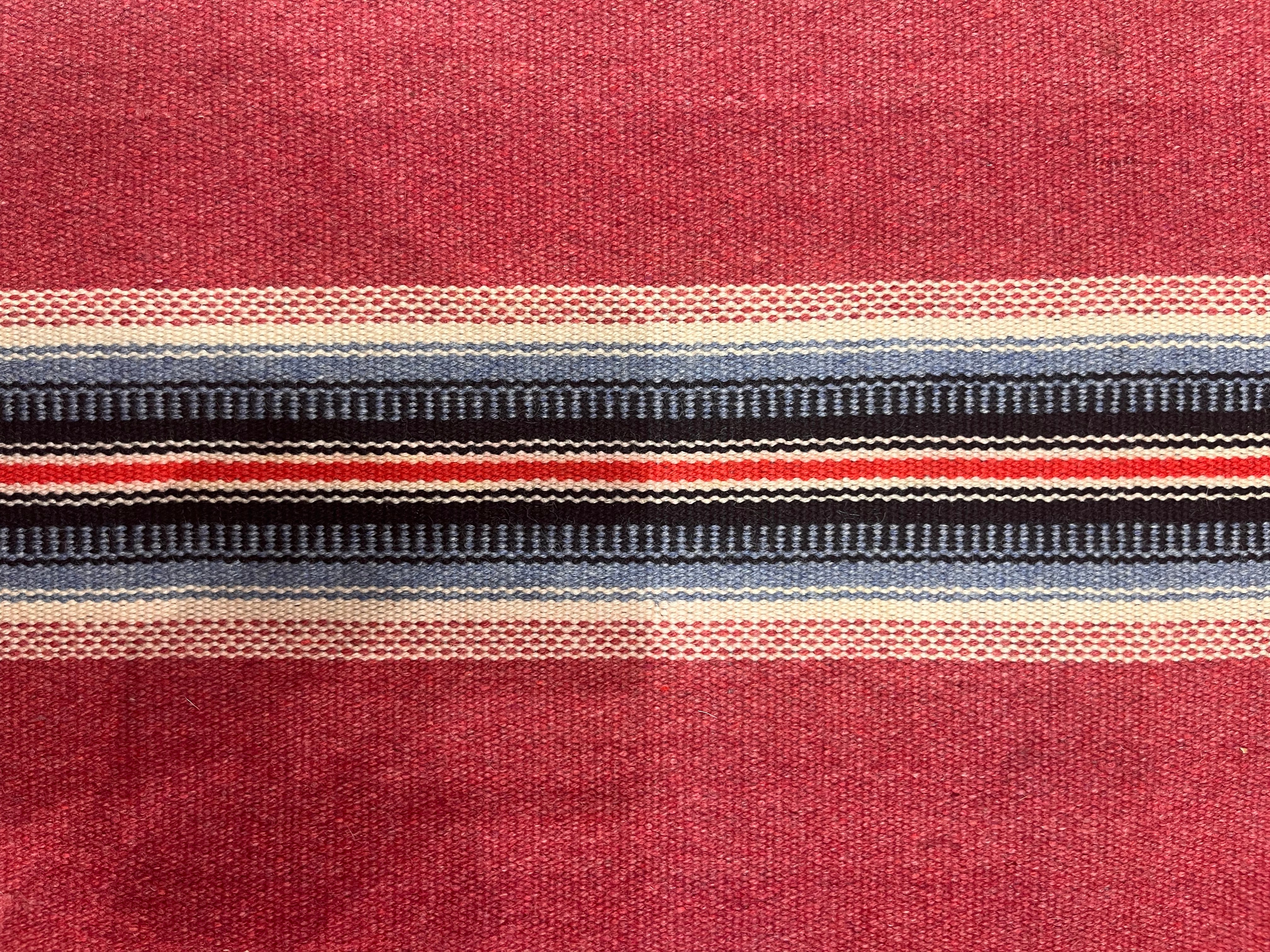 Vintage Swedish Kilim Rug 3'7" x 5' 9"