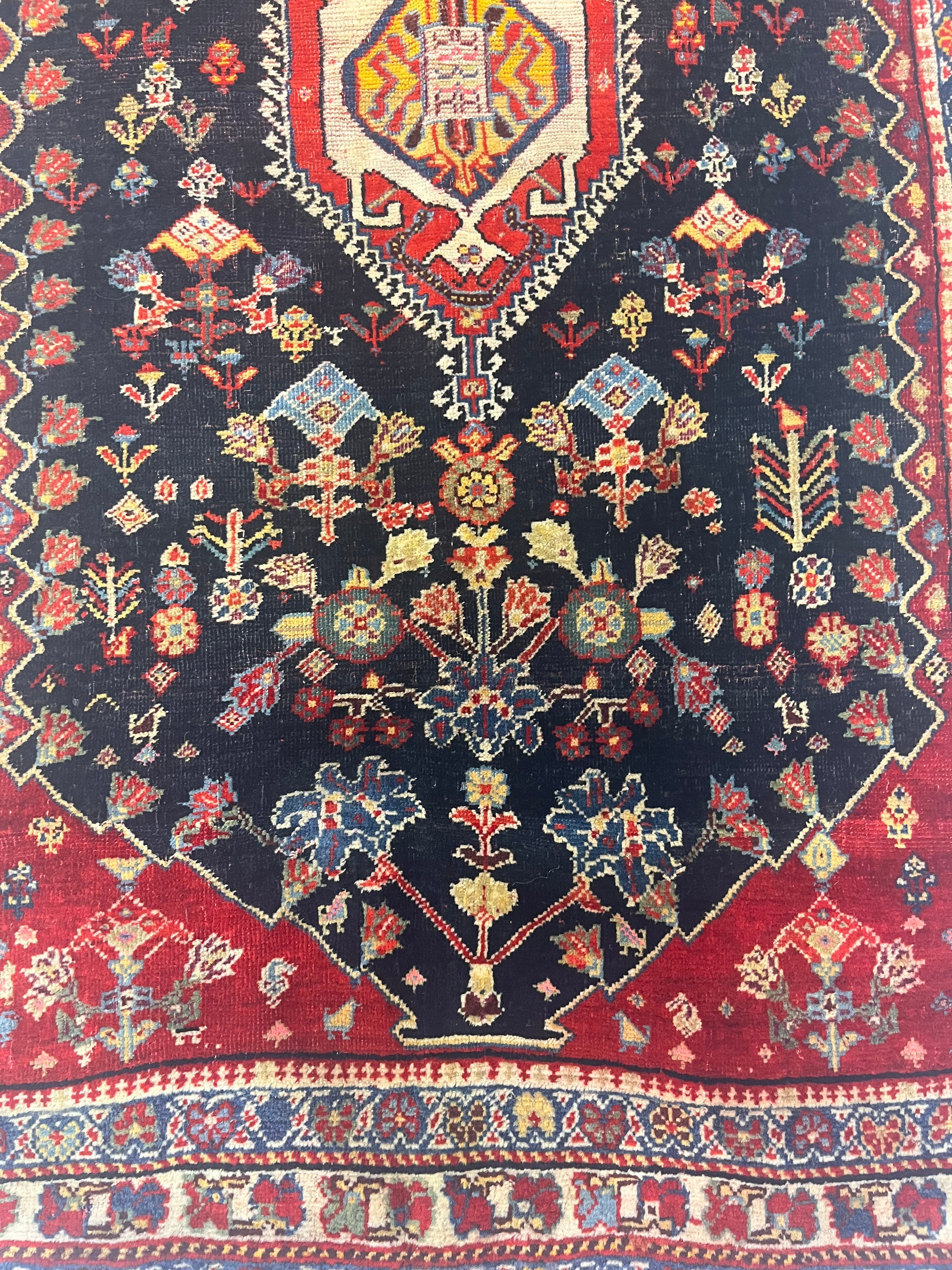 Antique Qashqai Rug 2' 7'' x 4' 6''