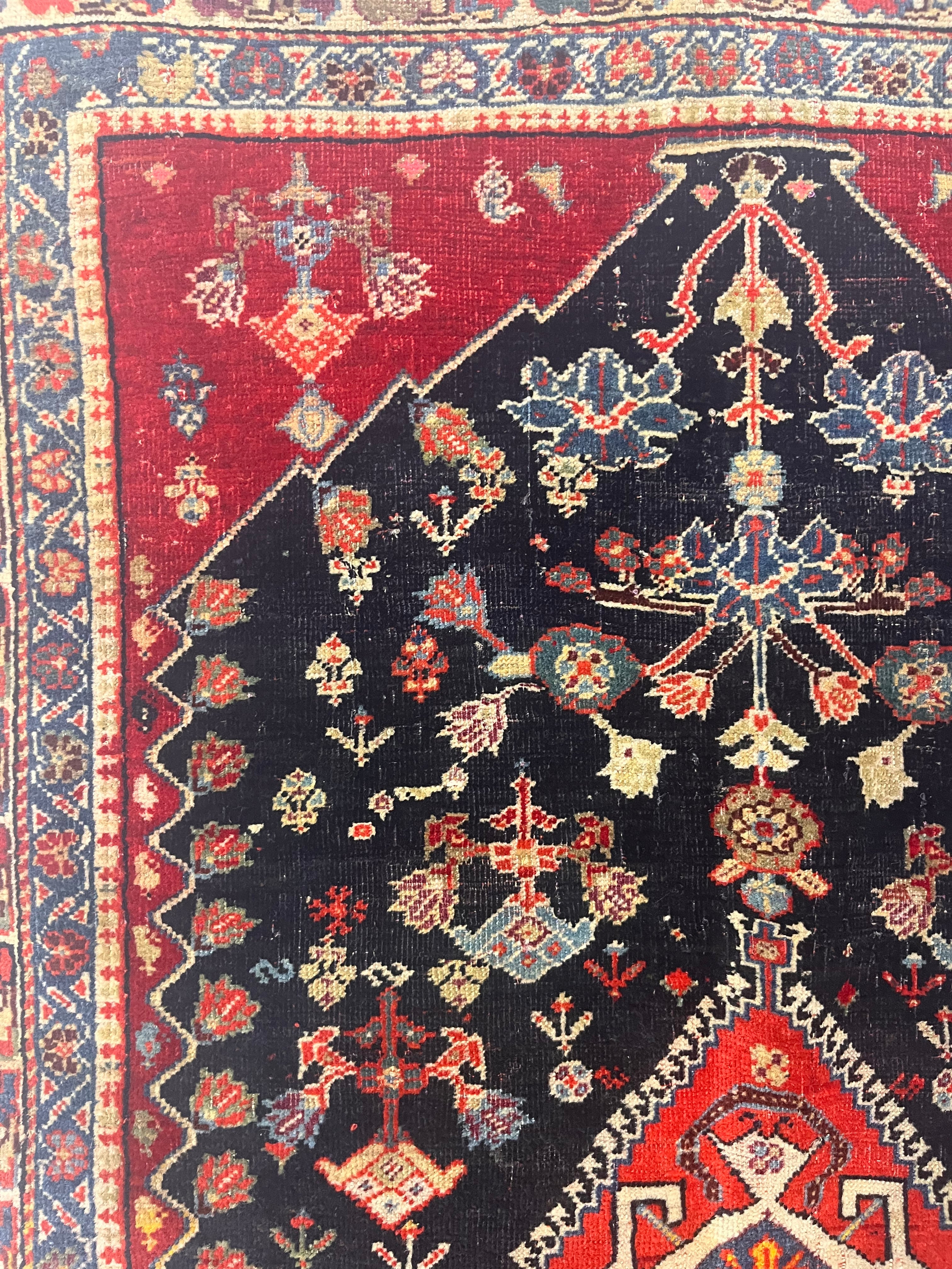 Antique Qashqai Rug 2' 7'' x 4' 6''