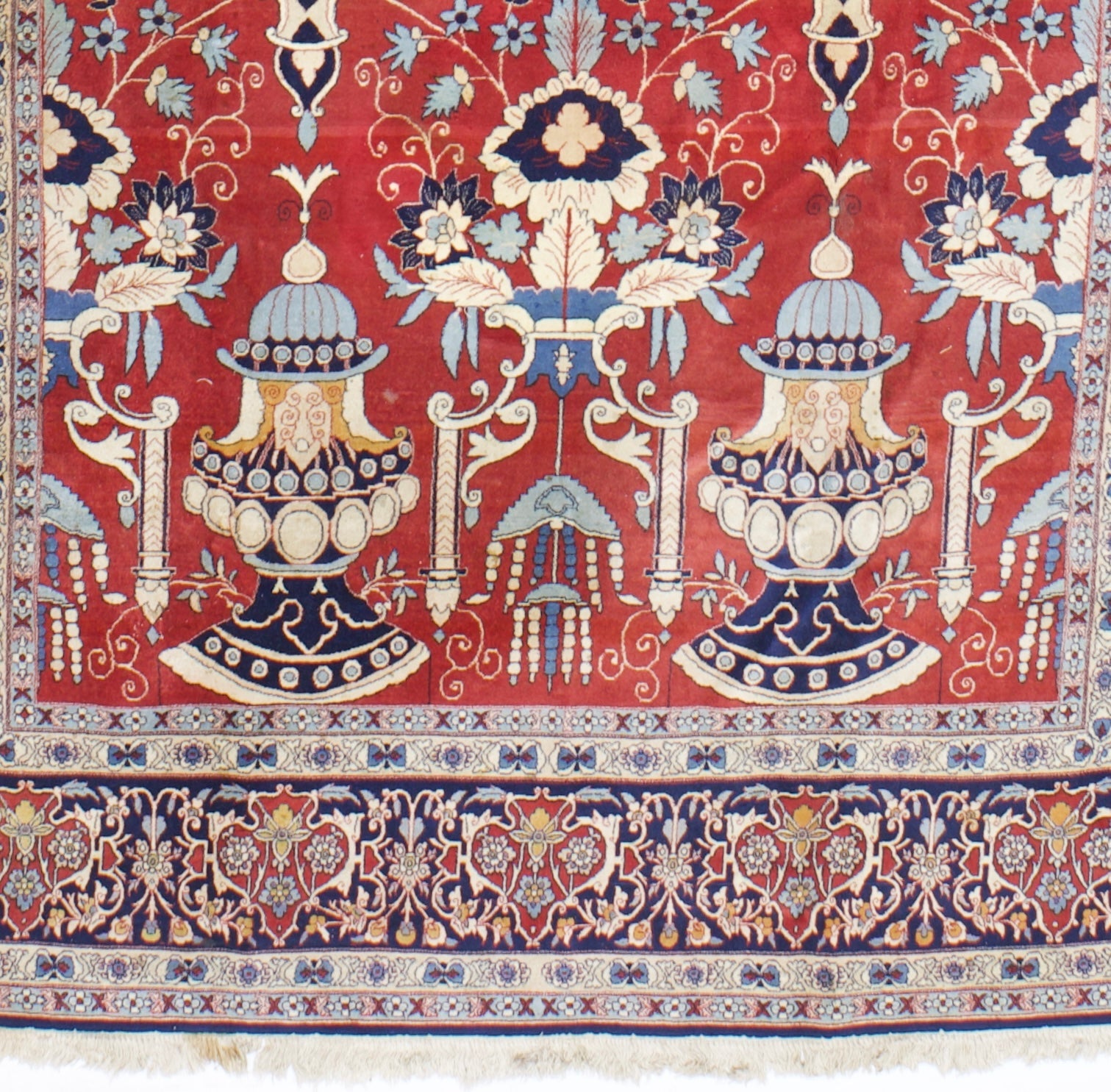 Antique Kashan Rug 6' 11'' x 11' 10''