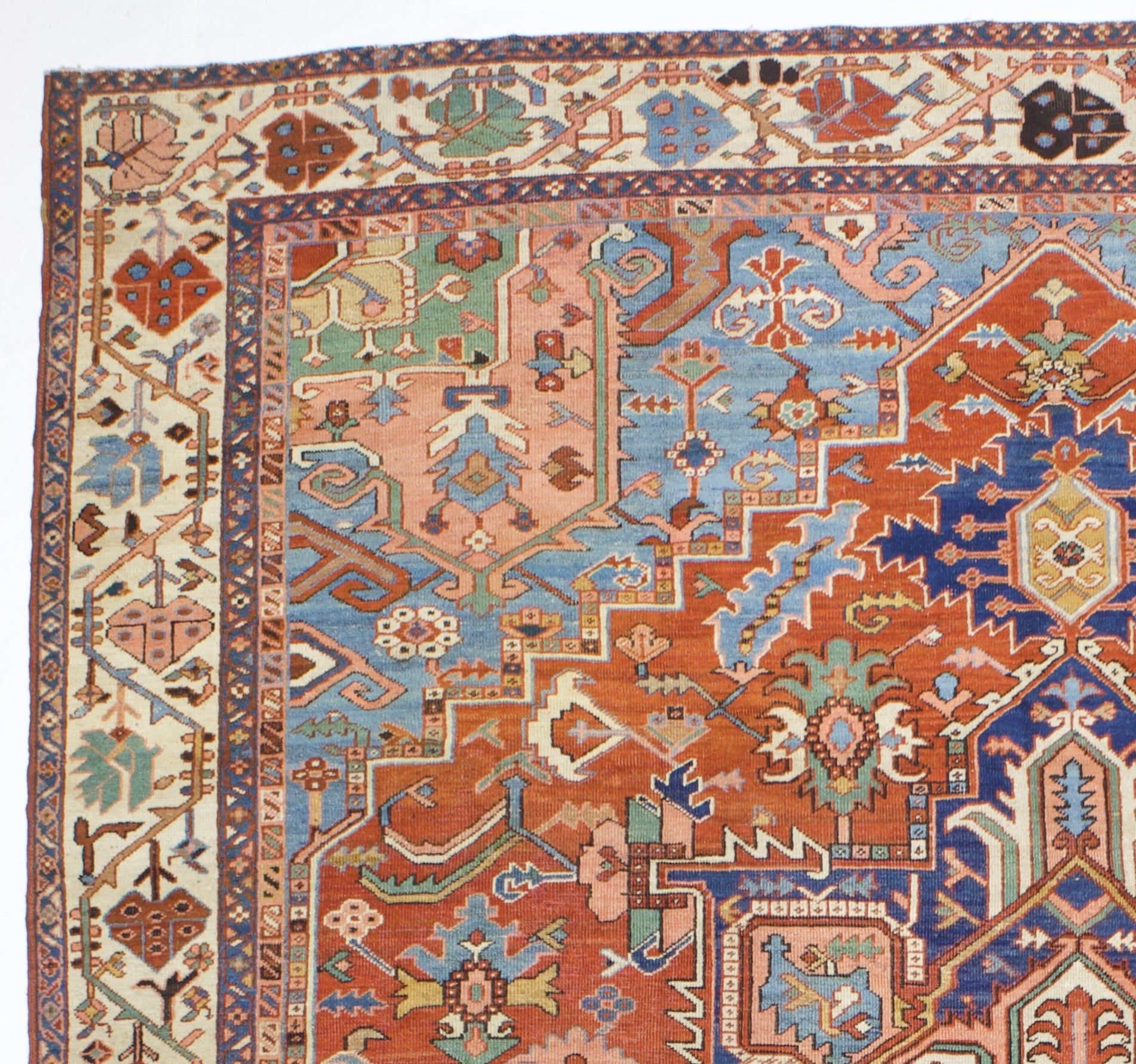 Antique Serapi Rug 10' 4'' x 12' 5''