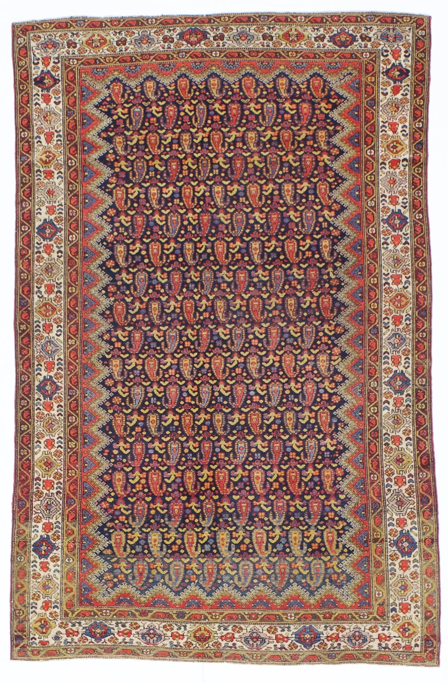 Antique Malayer Rug 4'1" x 6' 5"