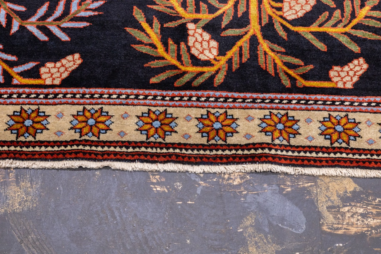 Antique Bakhshayesh unusual Tree Design Rug 4' 2" x 6' 11"