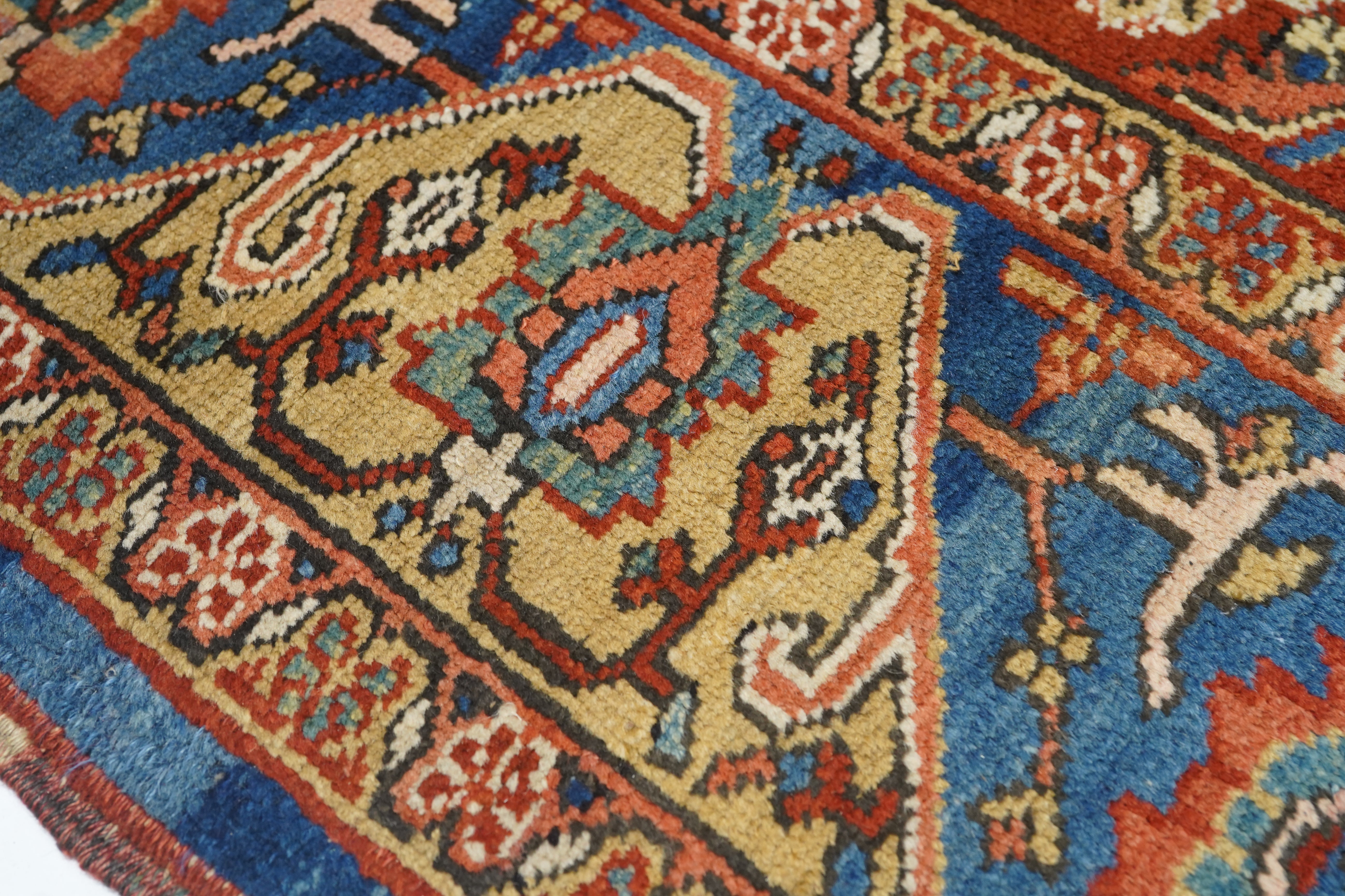 Antique Heriz Rug 7'7'' x 11'8''