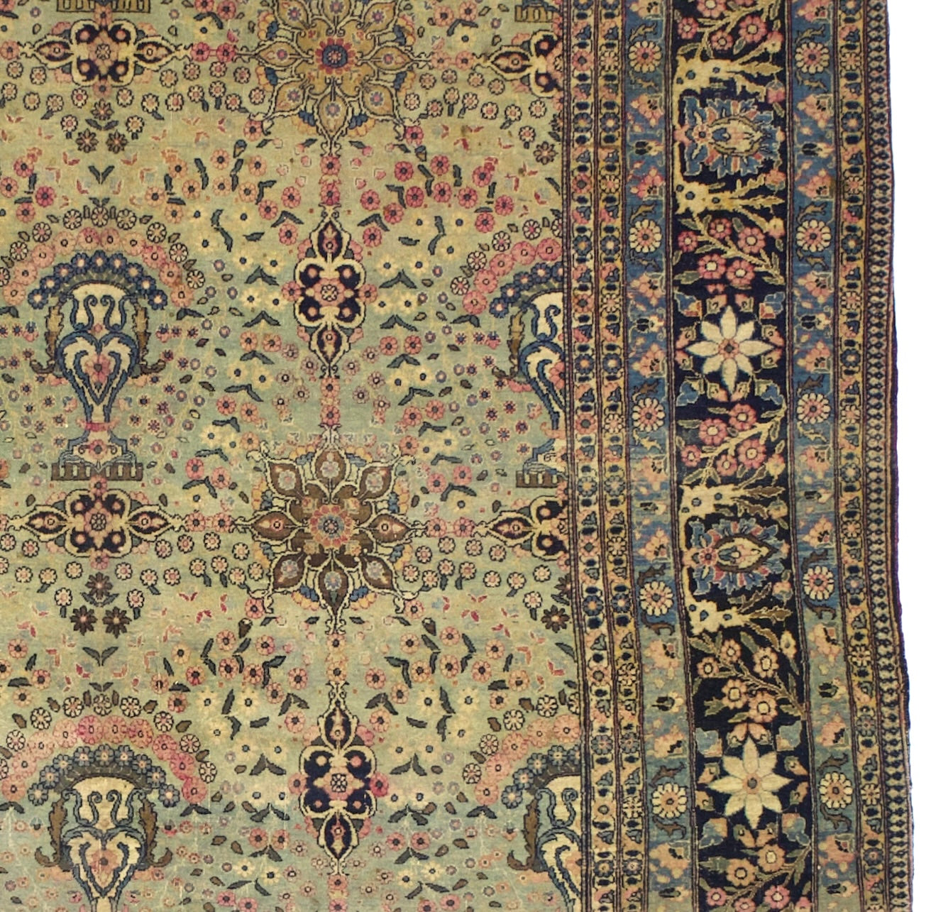 Antique Tehran Rug 6'7" x 10'1"