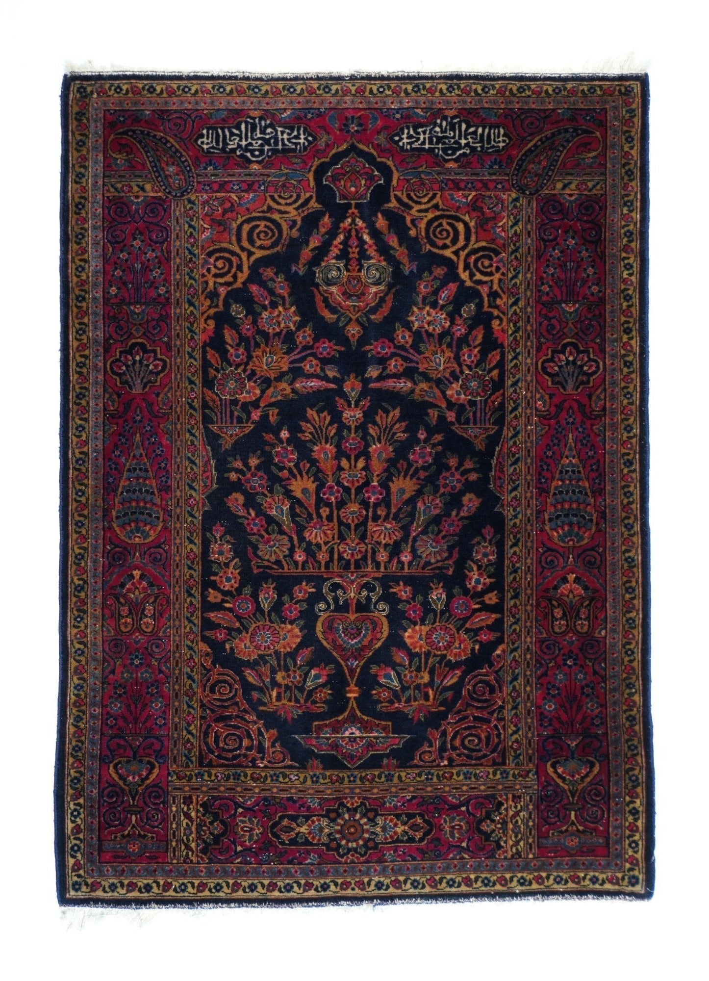 Antique Sarouk Rug 3'6'' x 4'10''