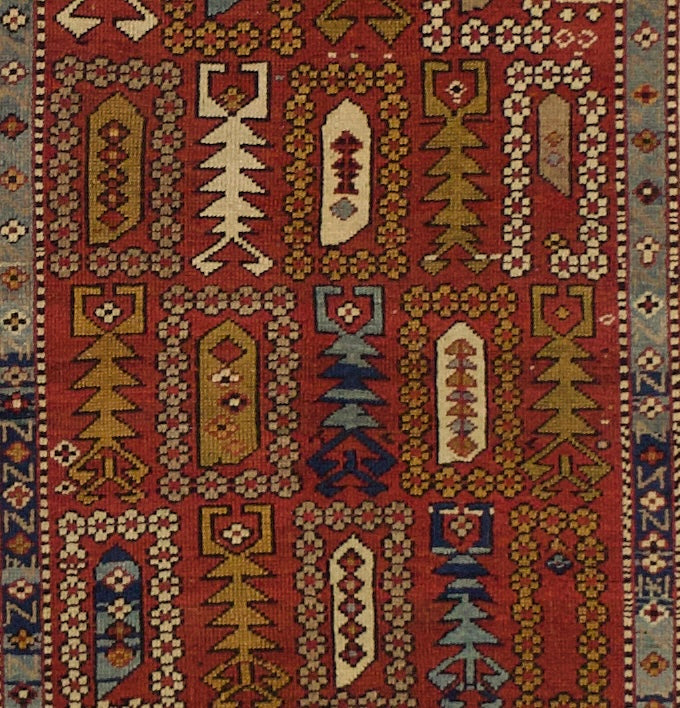 Fine Antique Caucasian Kuba Rug 3'5" x 5'0"