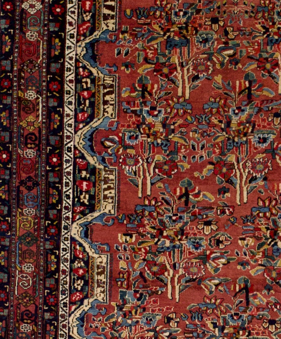 Antique Armenian Weave Rug 4'9" x 6' 10"