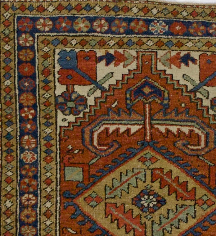 Antique Heriz Rug 3'0" x 5' 10''
