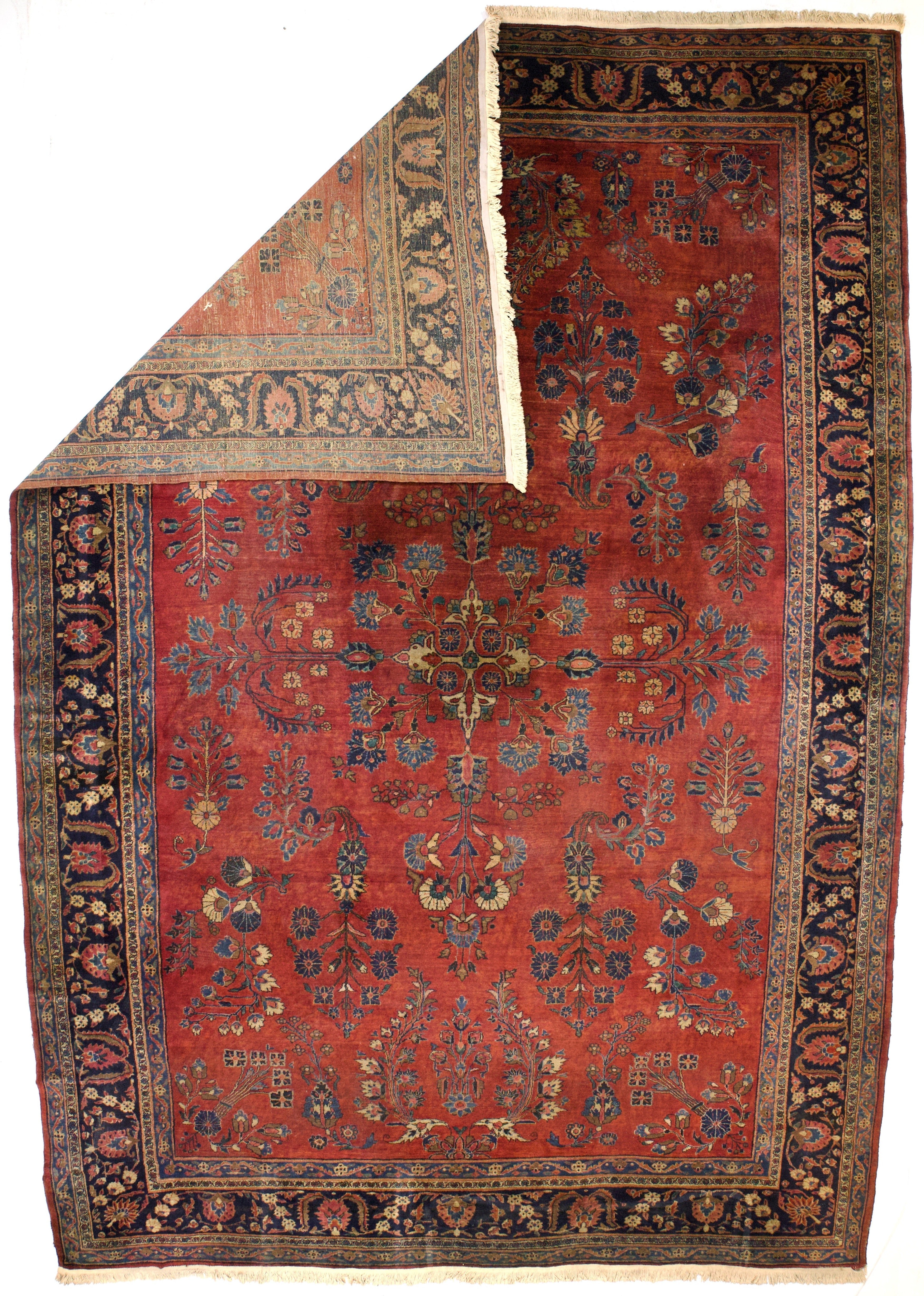 Antique Mohajeran Sarouk Rug 10' 6'' x 15' 0"