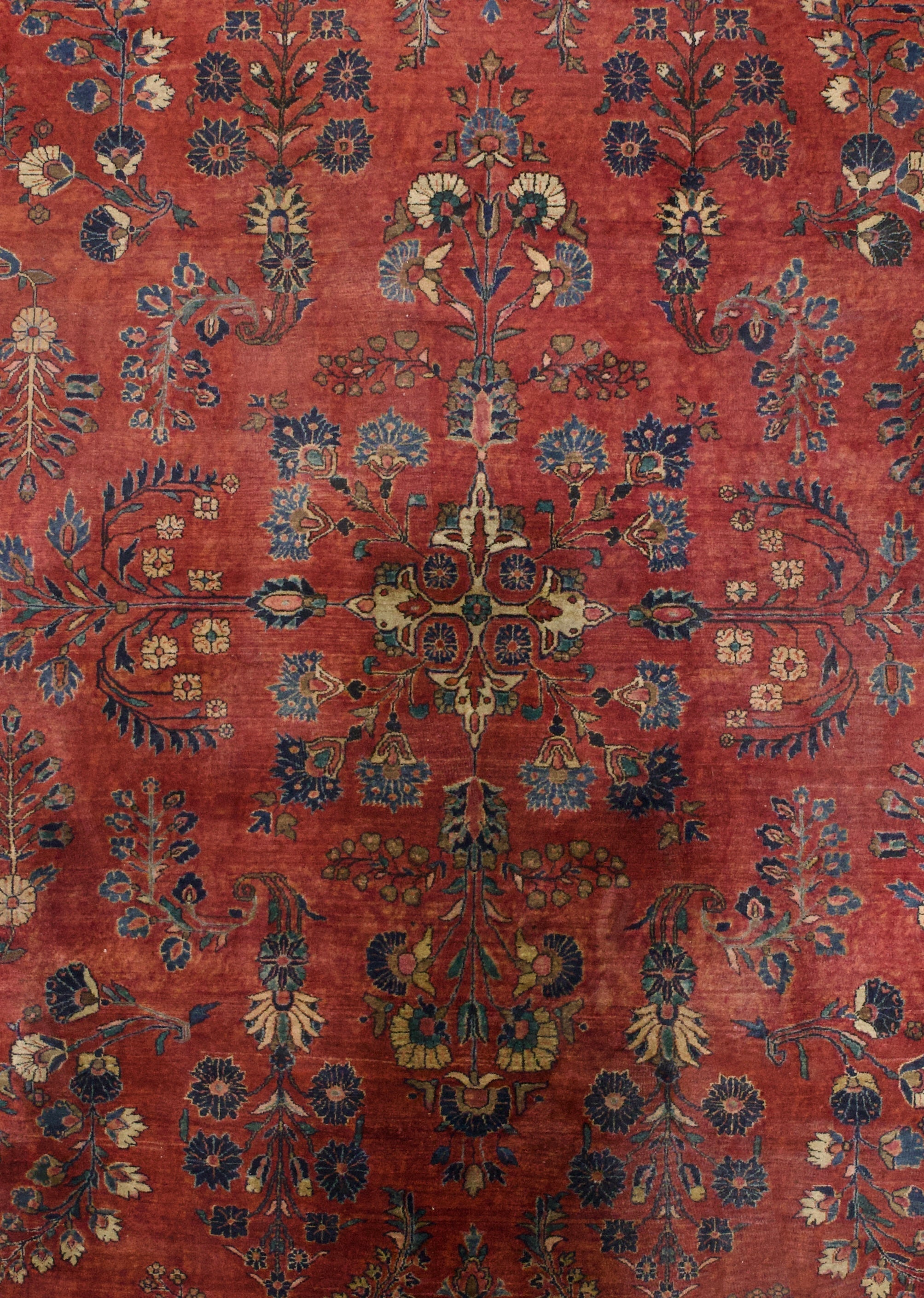 Antique Mohajeran Sarouk Rug 10' 6'' x 15' 0"