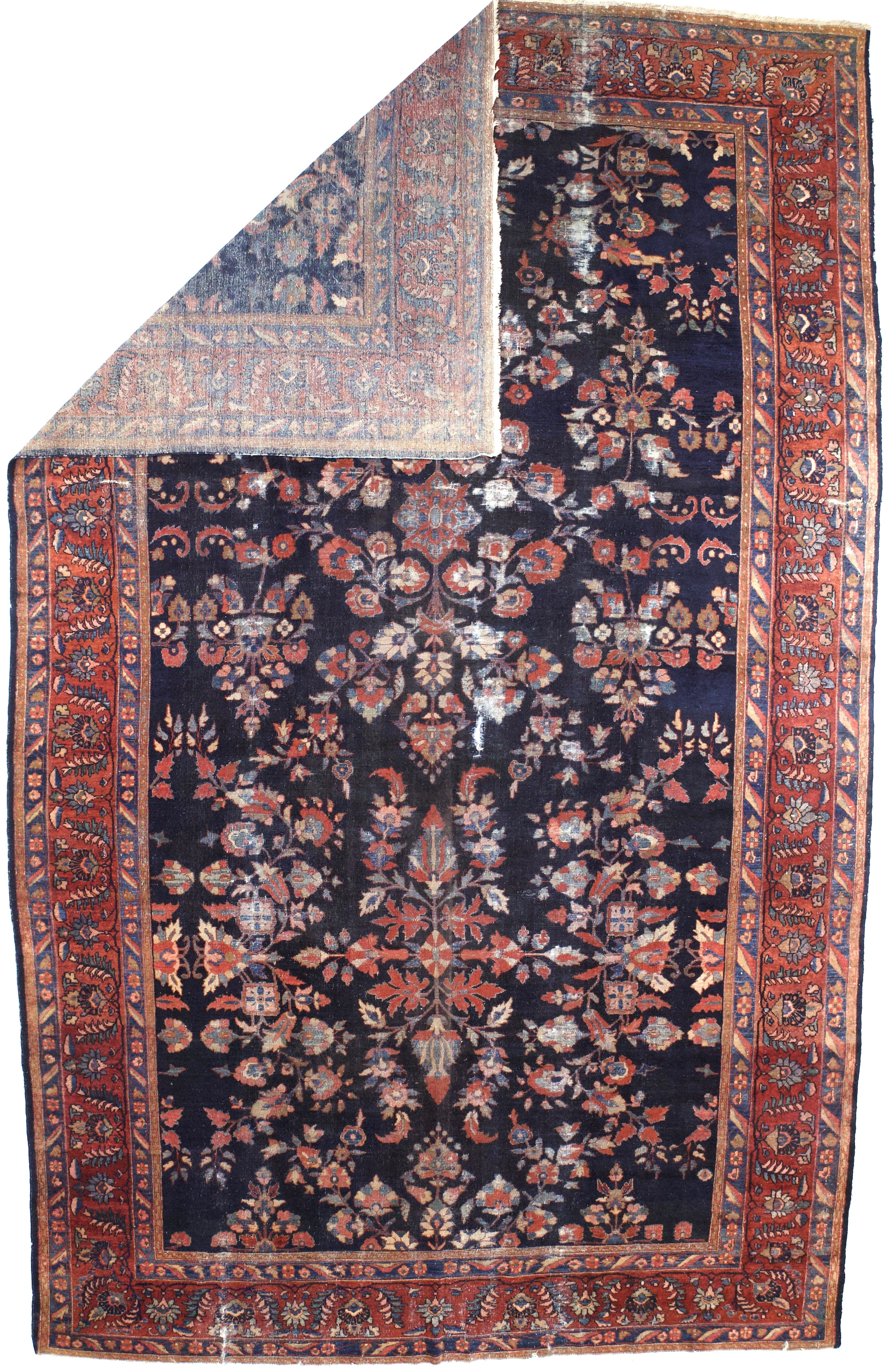 Fine Antique Mahal Rug 10' 0" x 16' 5''