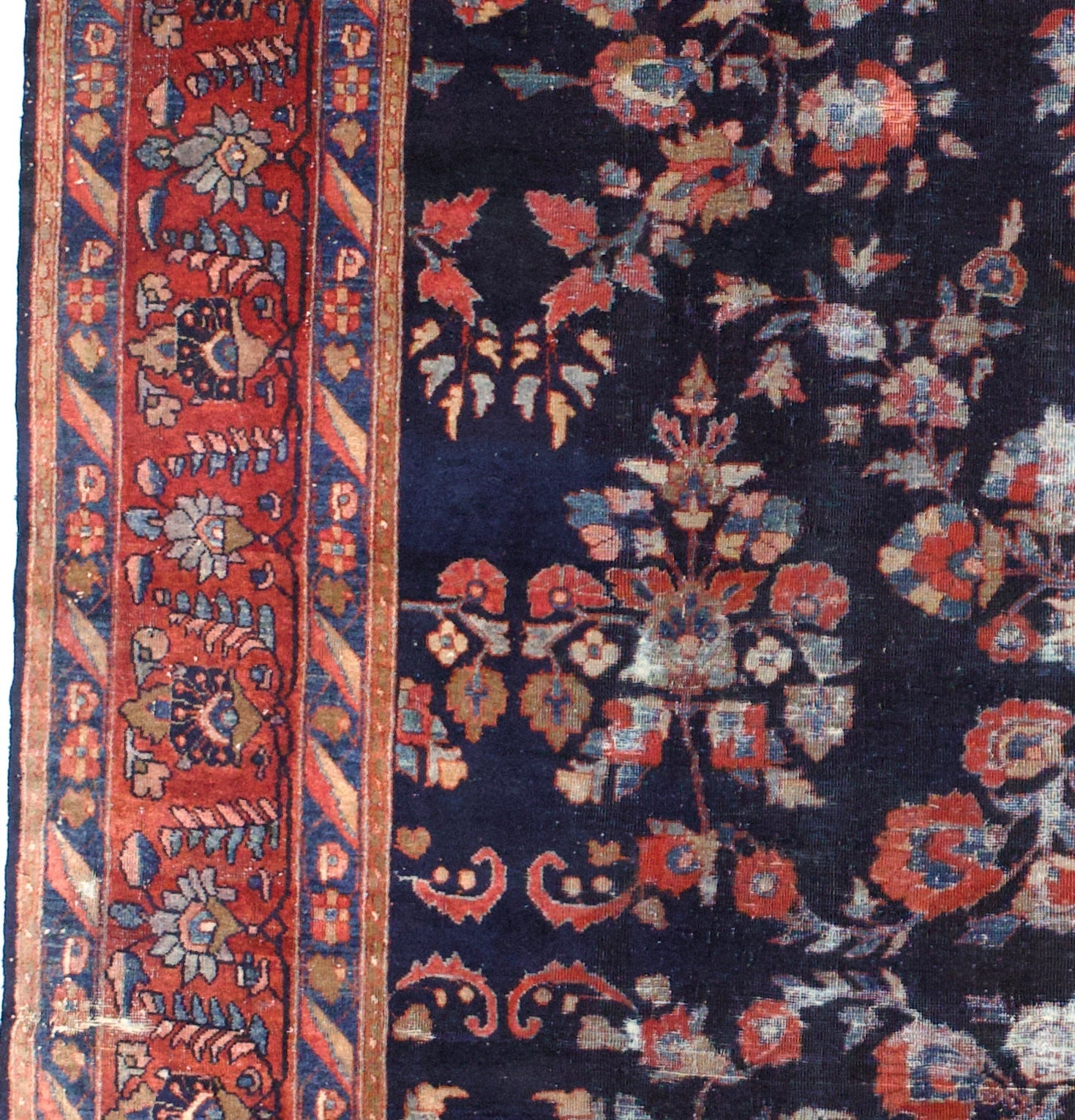 Fine Antique Mahal Rug 10' 0" x 16' 5''