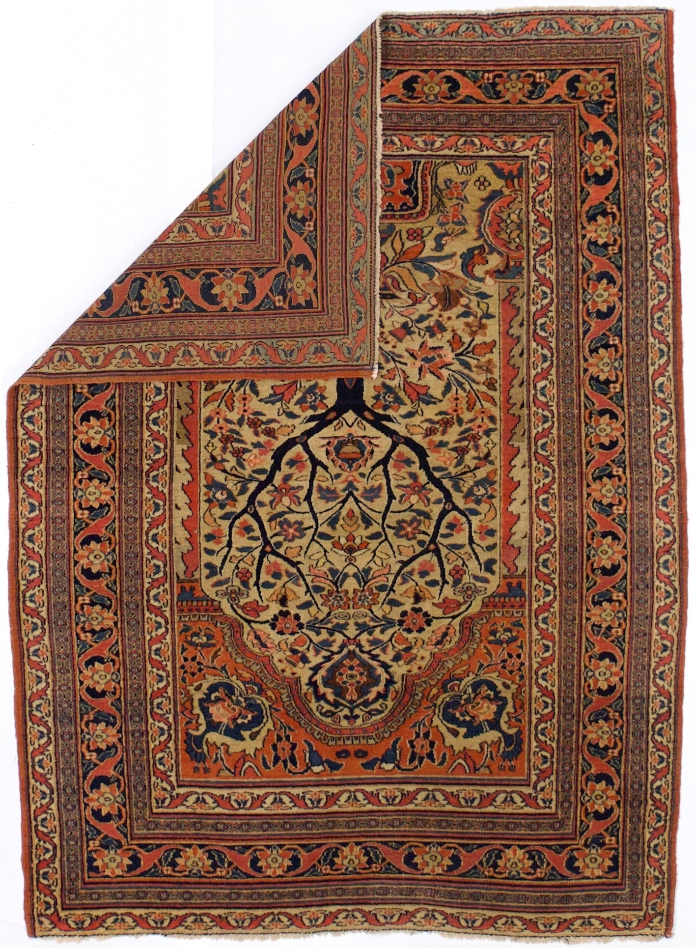Antique Doroksh Rug 4' 2" x 5' 7''