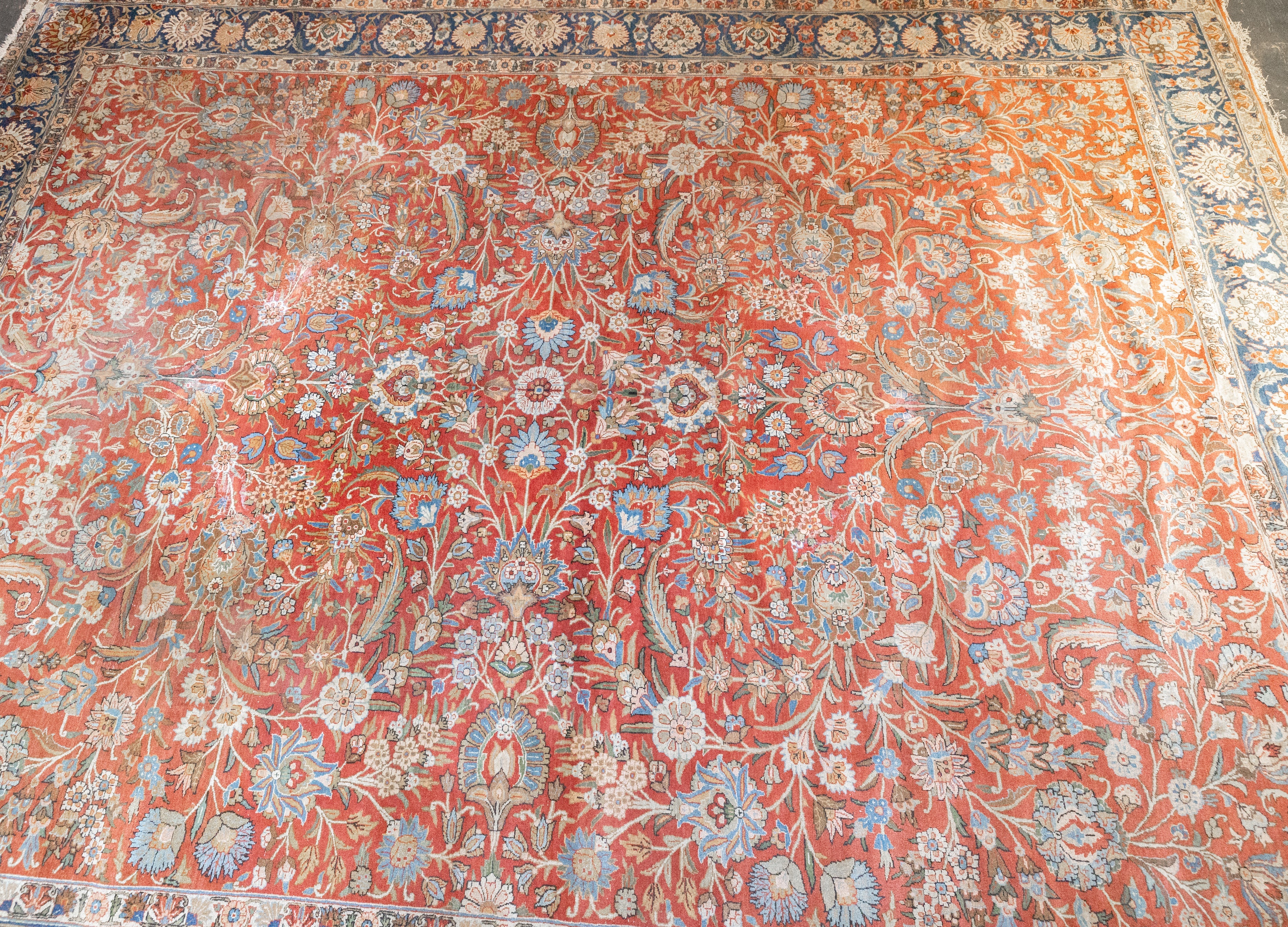 Antique Tehran Rug 9'1'' x 12'2''``