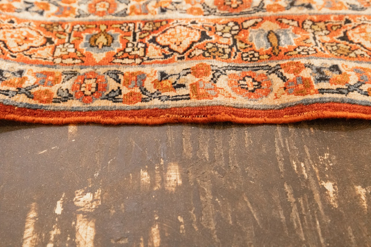 Antique Hajijalili Tabriz Rug 11' 0" x 18' 0"