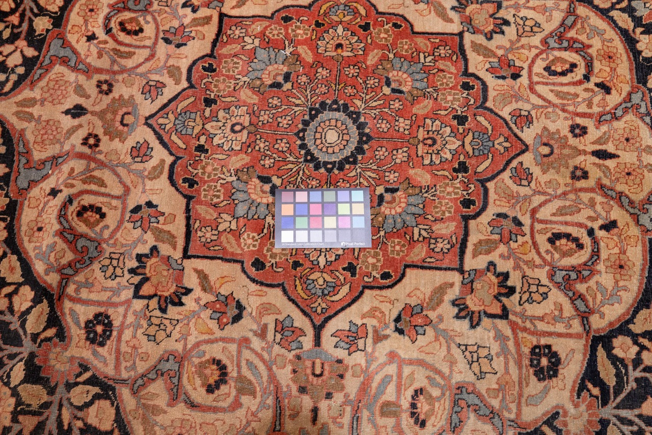 Antique Hajijalili Tabriz Rug 11' 0" x 18' 0"