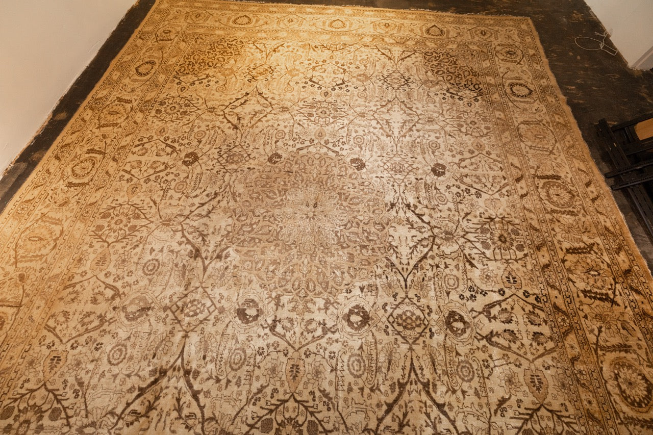 Vintage Tabriz 12'11" x 17' 4''