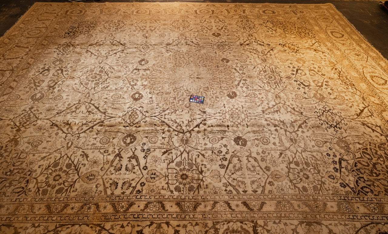 Vintage Tabriz 12'11" x 17' 4''