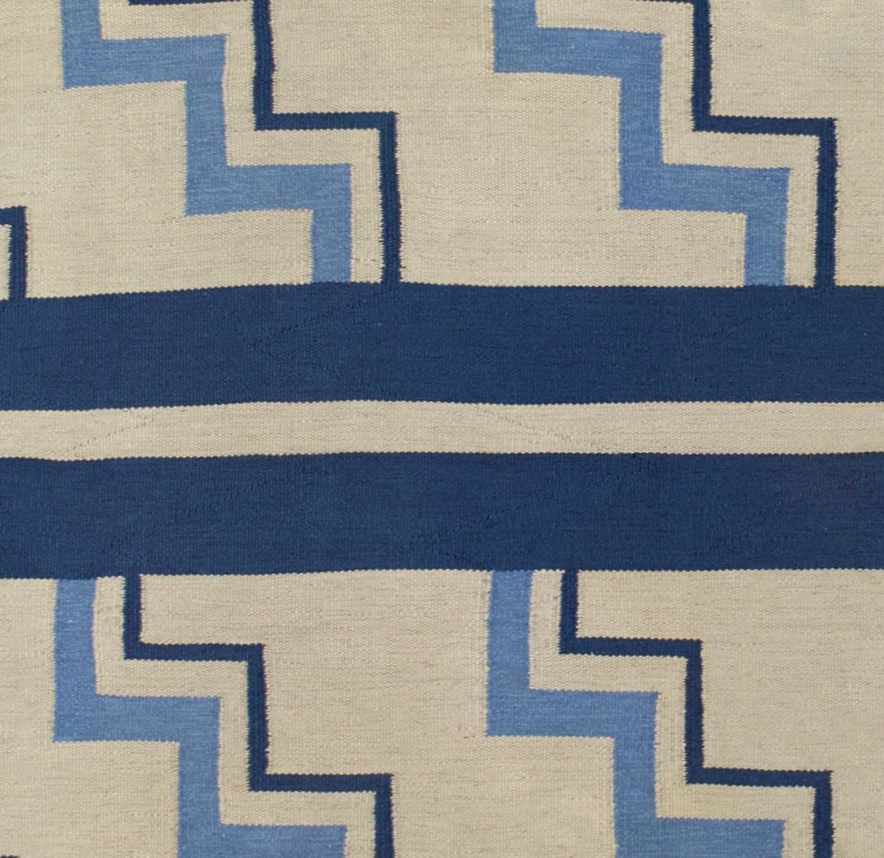 Vintage Swedish Rug Signed and Dated 8' 6" x 12' 5''