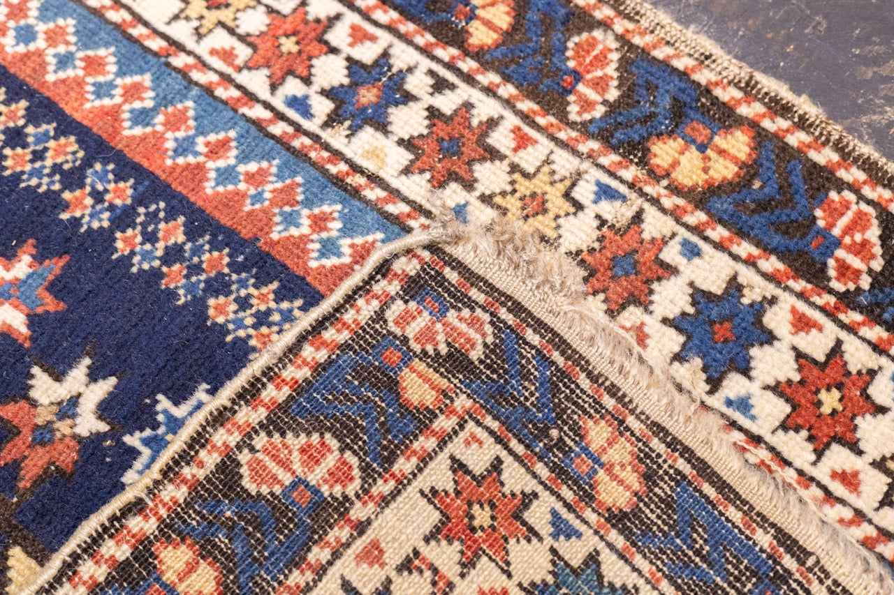 Antique Caucasian Shirvan Bijov Rug 2' 10'' x 6' 0"