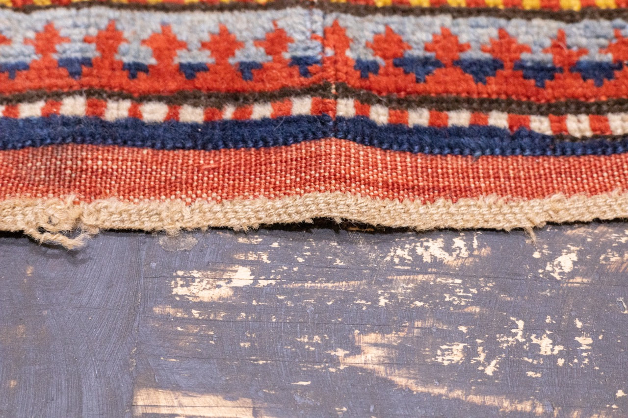 Antique Caucasian Kazak Rug 3' 10" x 6' 9"
