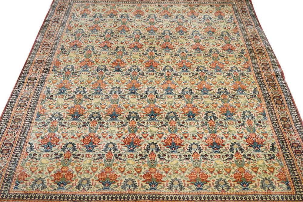 Extreamly Fine Antique Tehran Rug 4'9'' x 6'8''