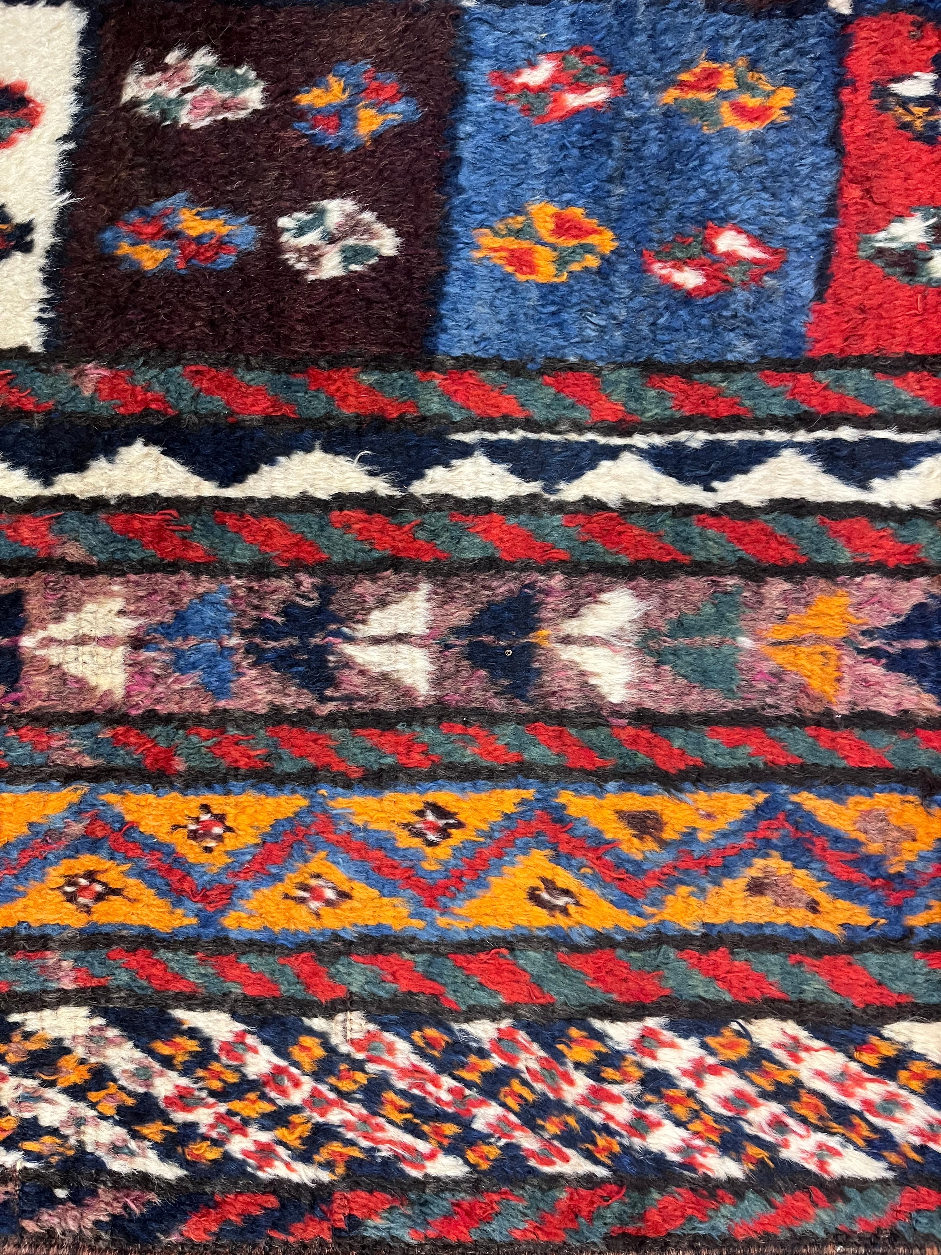 Antique Tribal Lori Rug 6'1" x 7' 6"