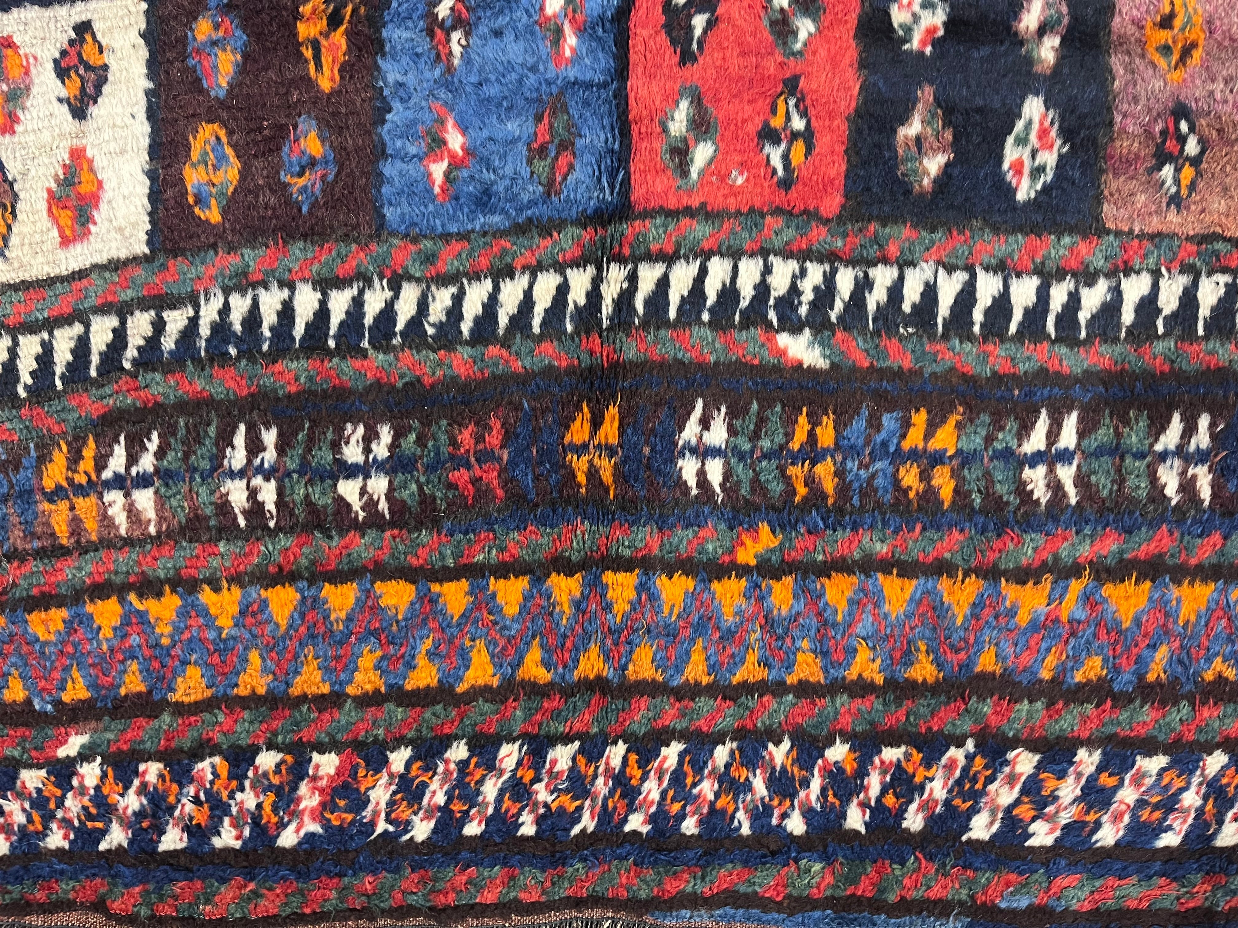 Antique Tribal Lori Rug 6'1" x 7' 6"
