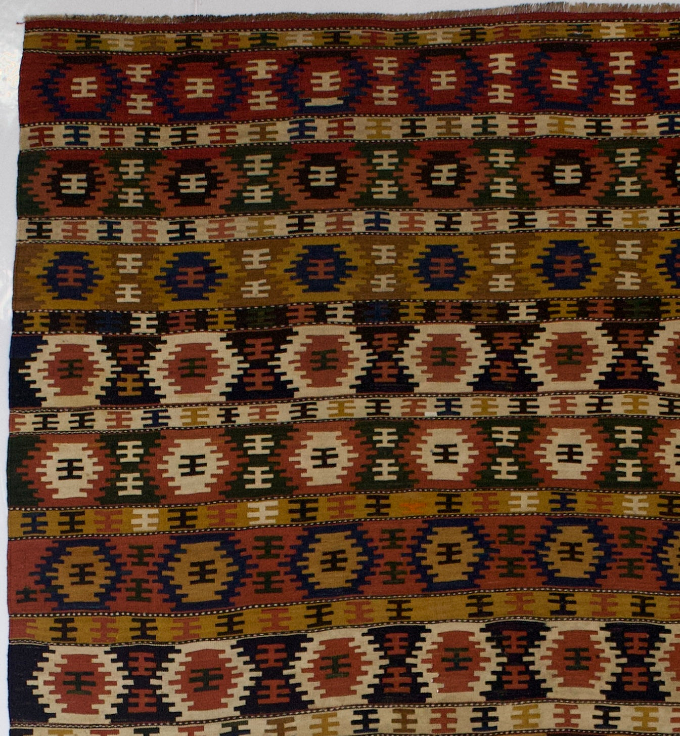 Fine Antique Shirvan Kilim Rug 5' 11" x 10' 4''