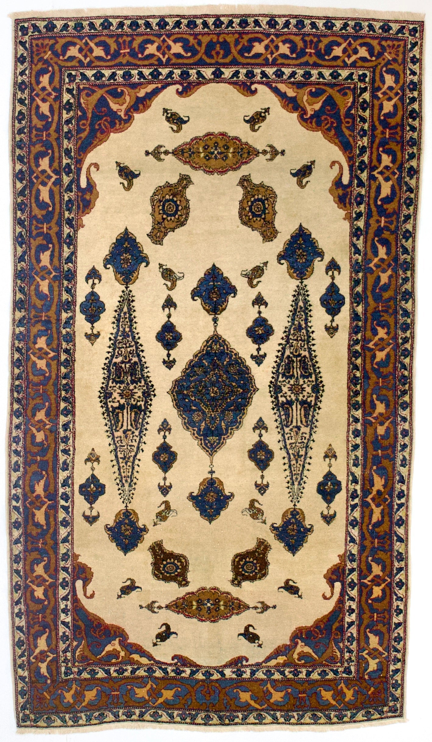 Antique Persian Bidjar Rug 4' 0" x 7' 1"
