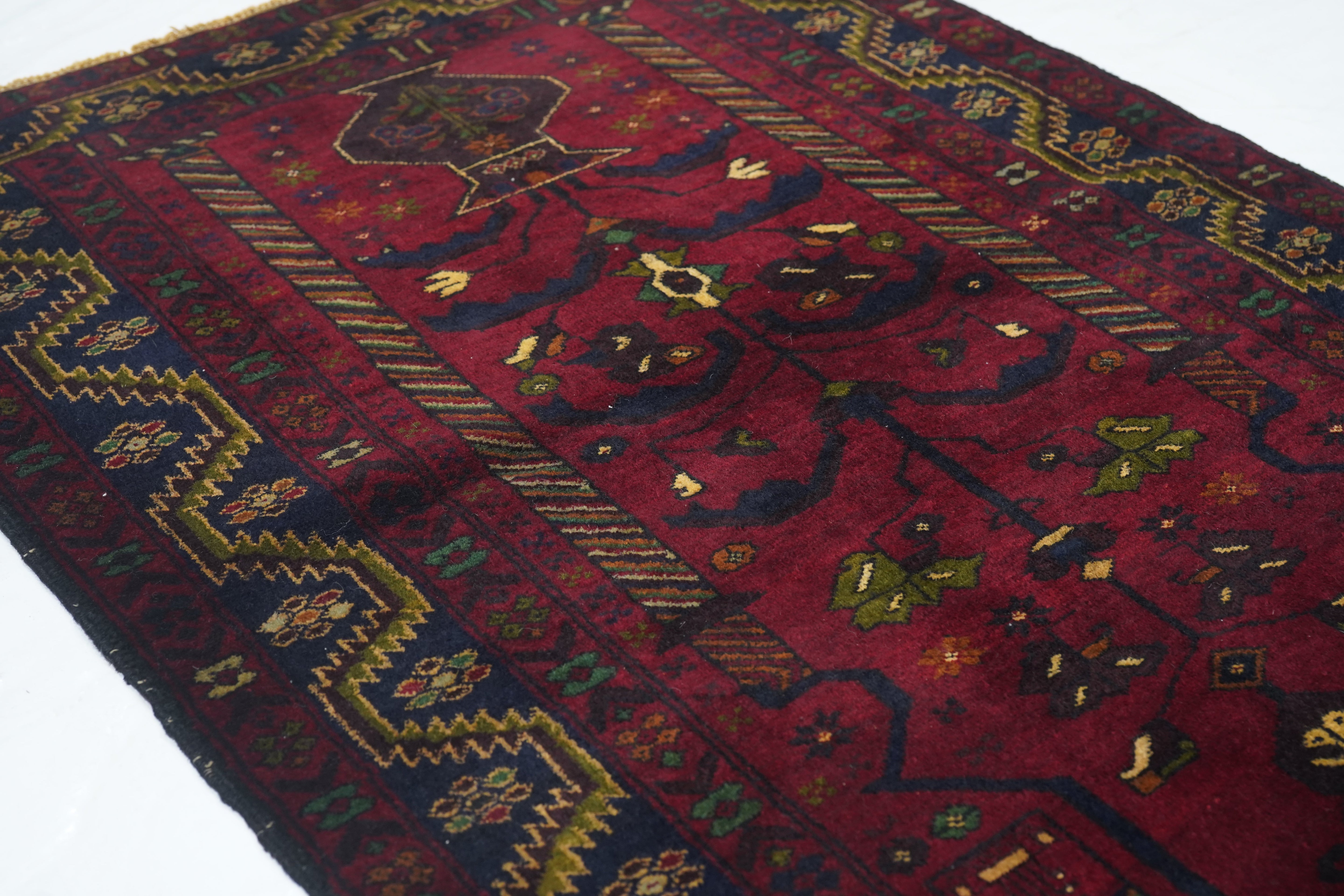 Vintage Afgan Baluch Rug 3' 0" x 4' 8"