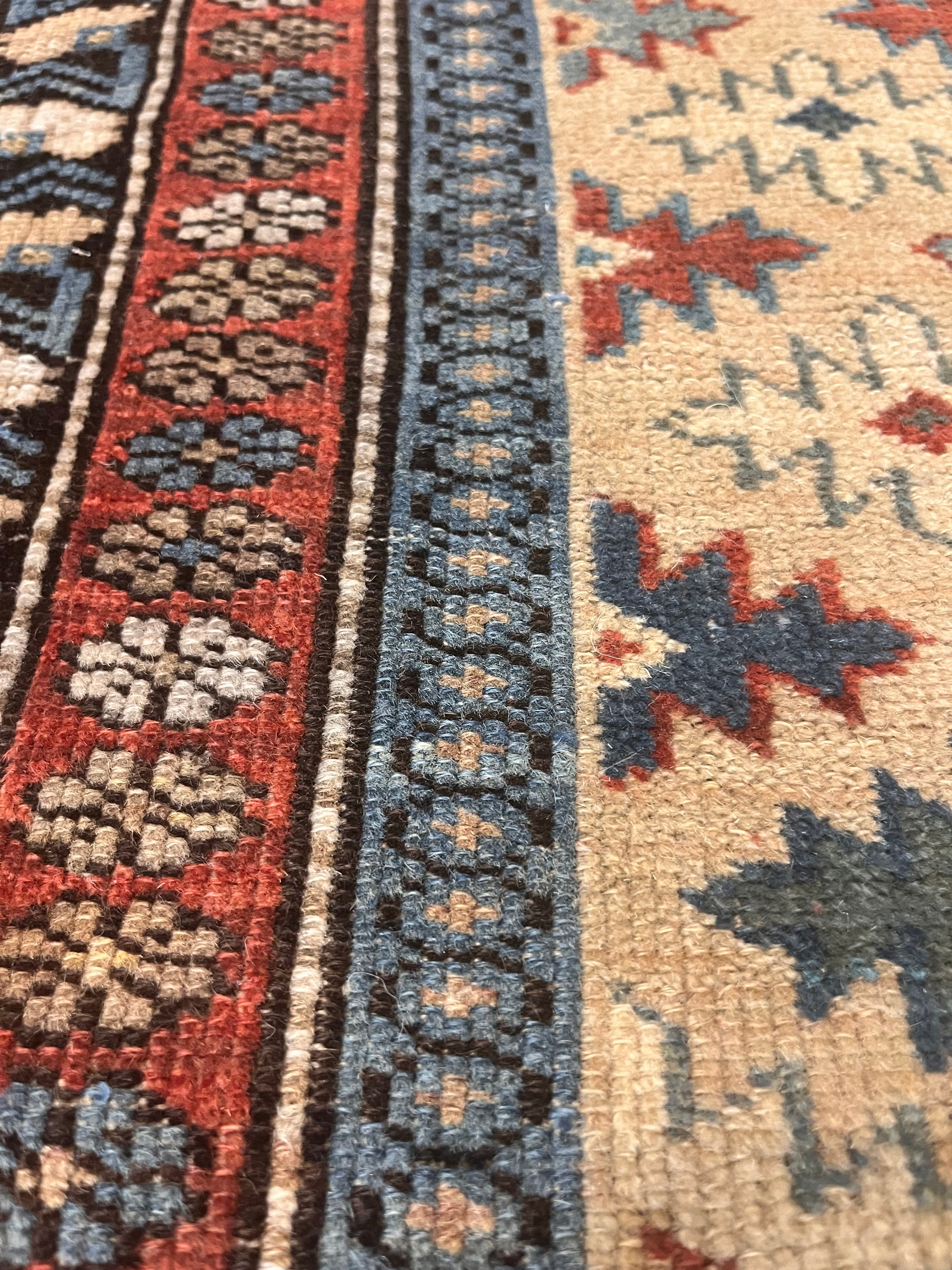 Antique Caucasian Shirvan Rug 1'11" x 2' 10''