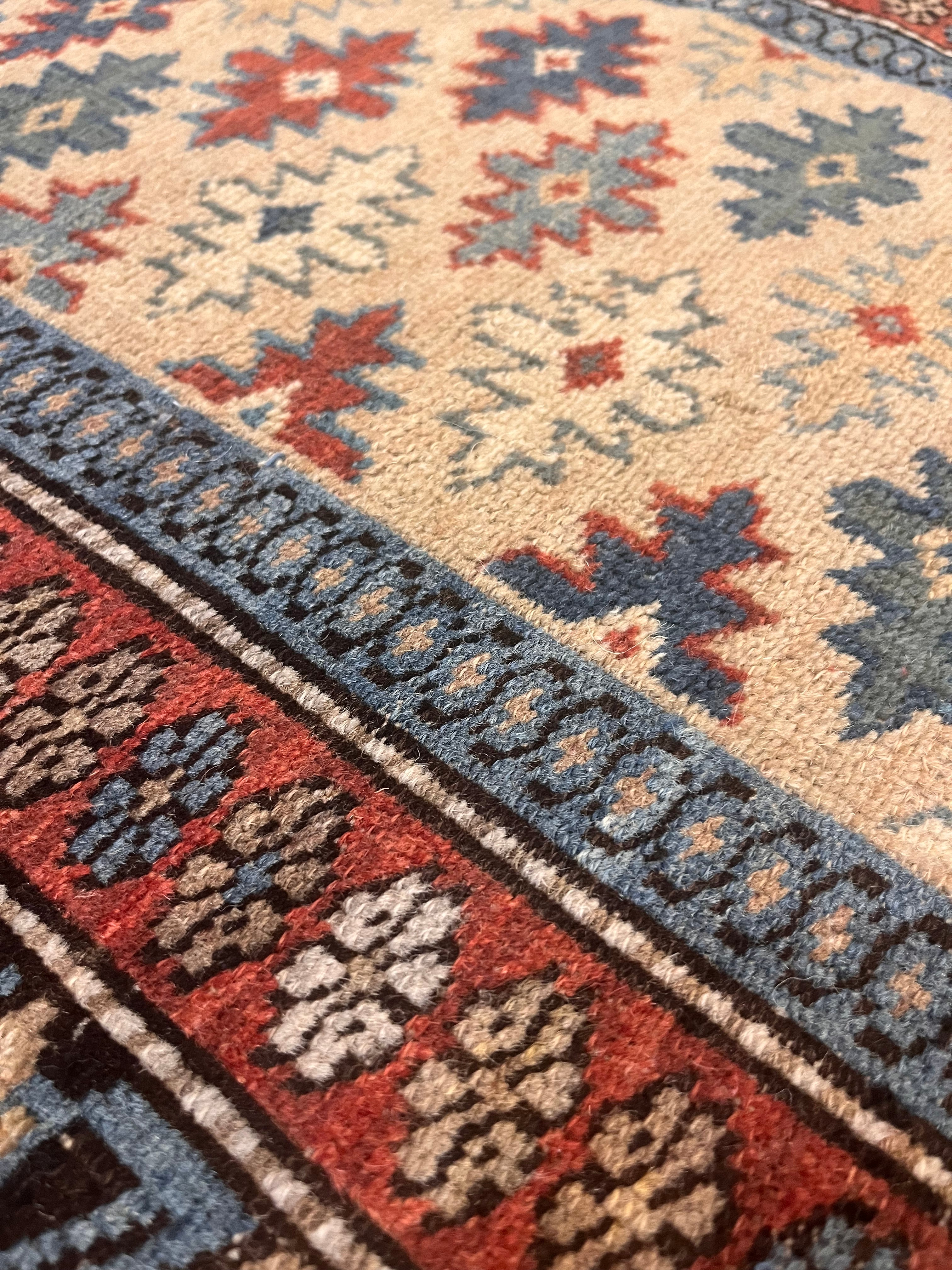 Antique Caucasian Shirvan Rug 1'11" x 2' 10''