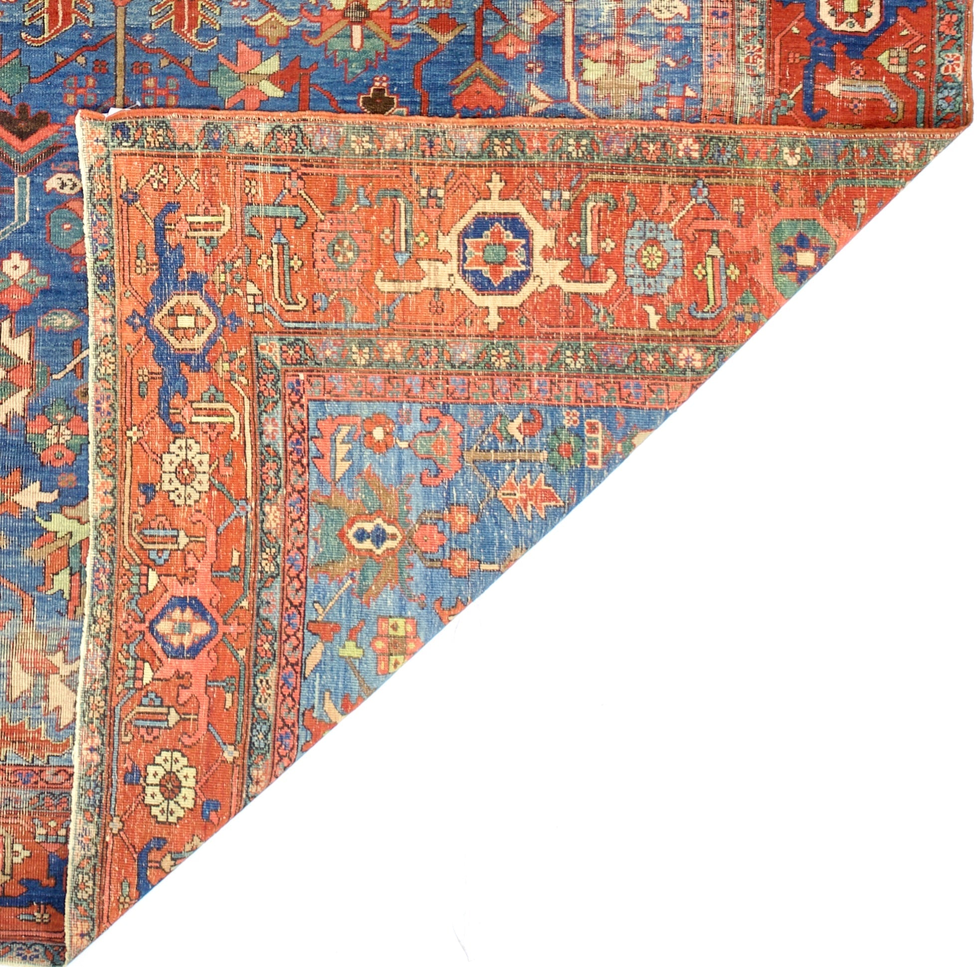 Antique Heriz Serapi Rug 9' 6'' x 12' 4''