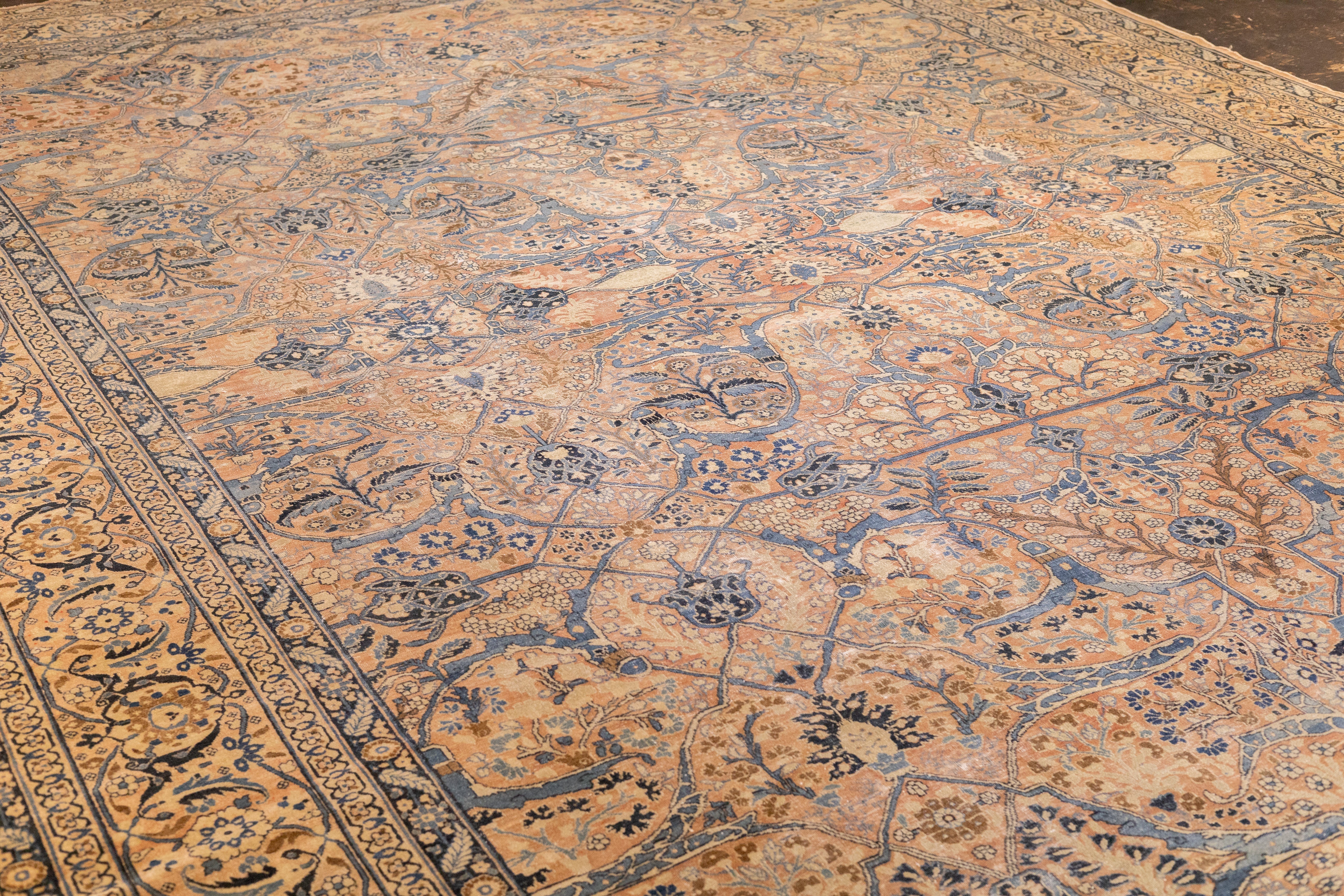 Extremely Fine and Rare Antique Haji Jalil Tabriz 11' 0" x 15' 3"