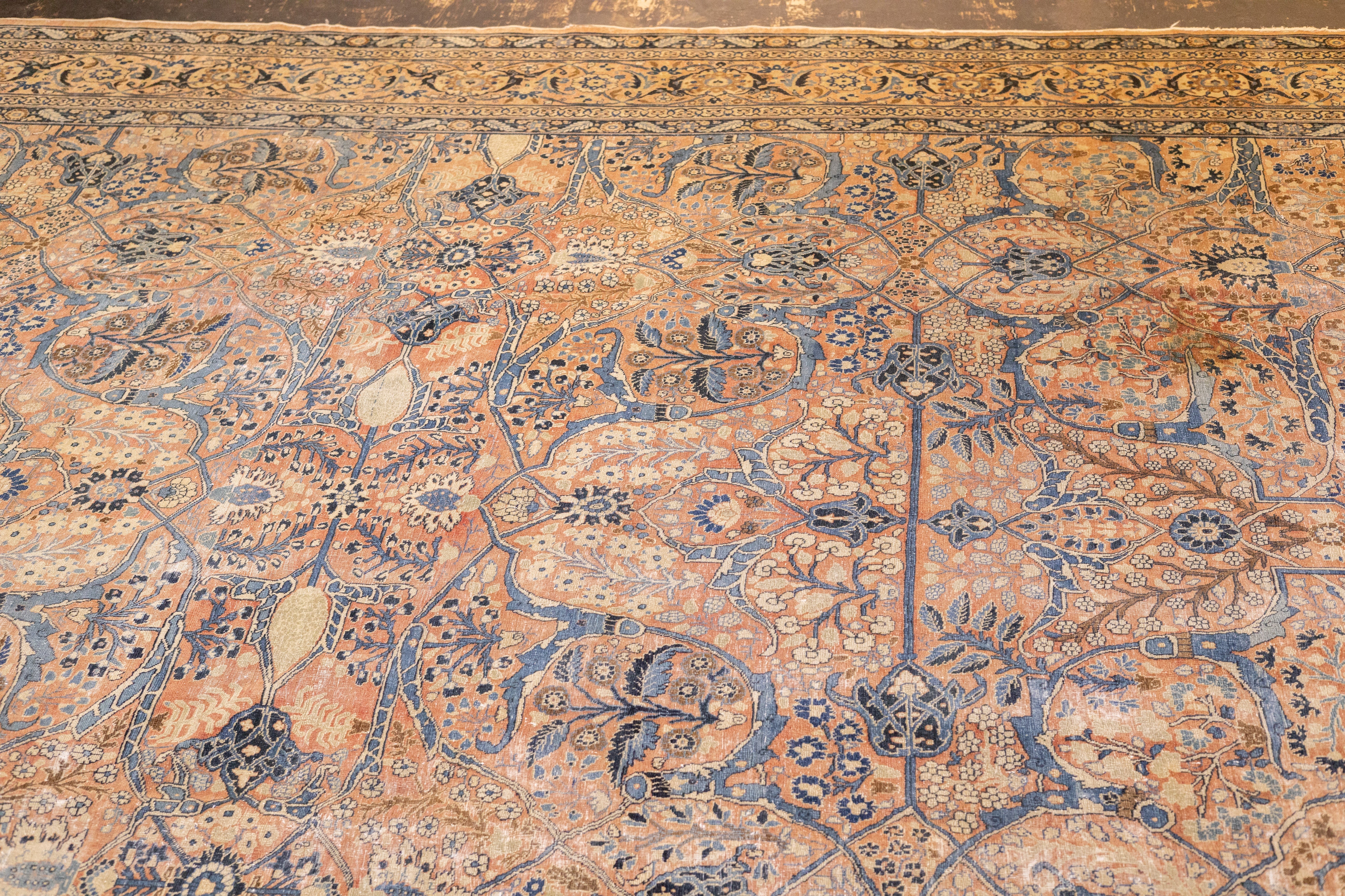 Extremely Fine and Rare Antique Haji Jalil Tabriz 11' 0" x 15' 3"