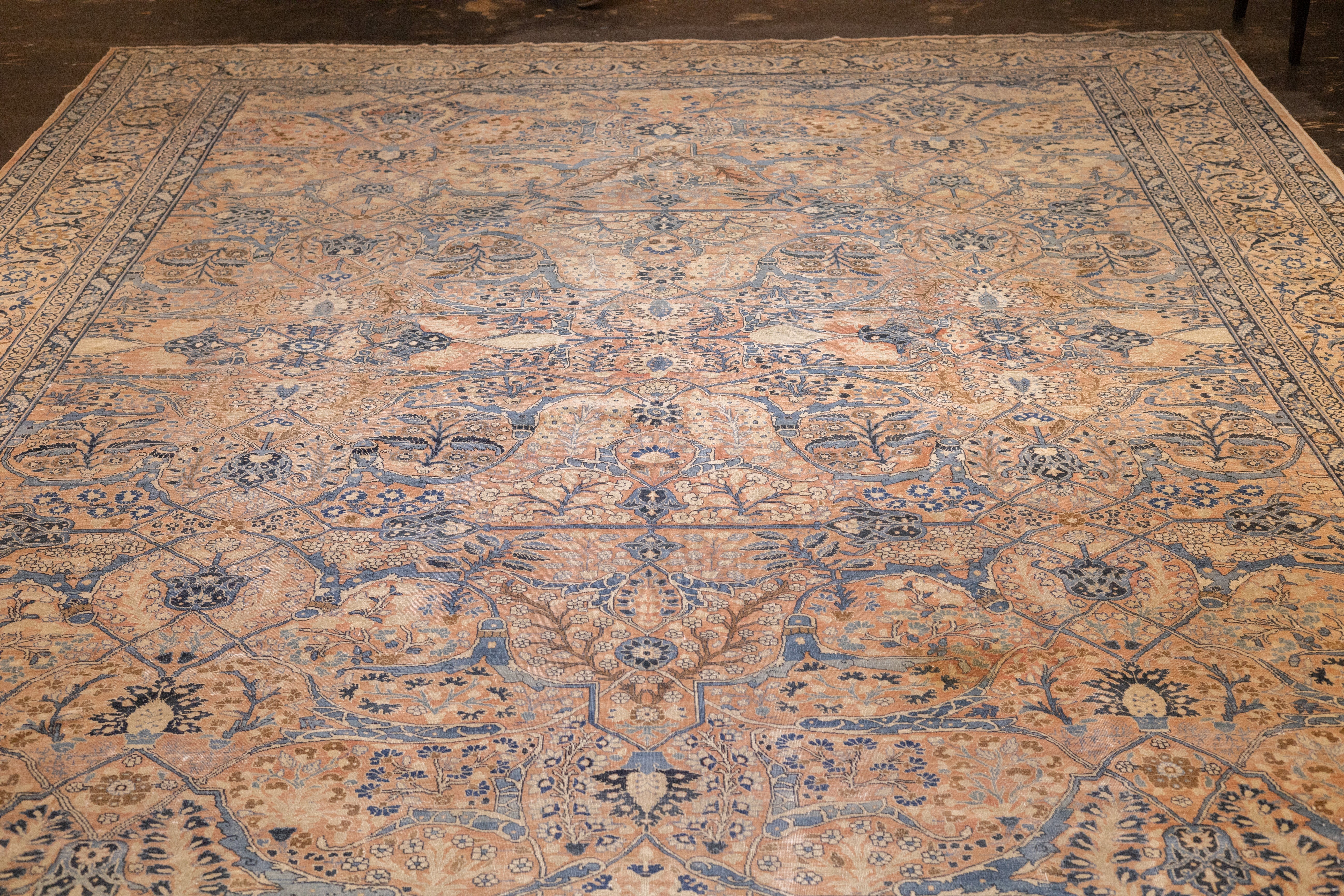 Extremely Fine and Rare Antique Haji Jalil Tabriz 11' 0" x 15' 3"