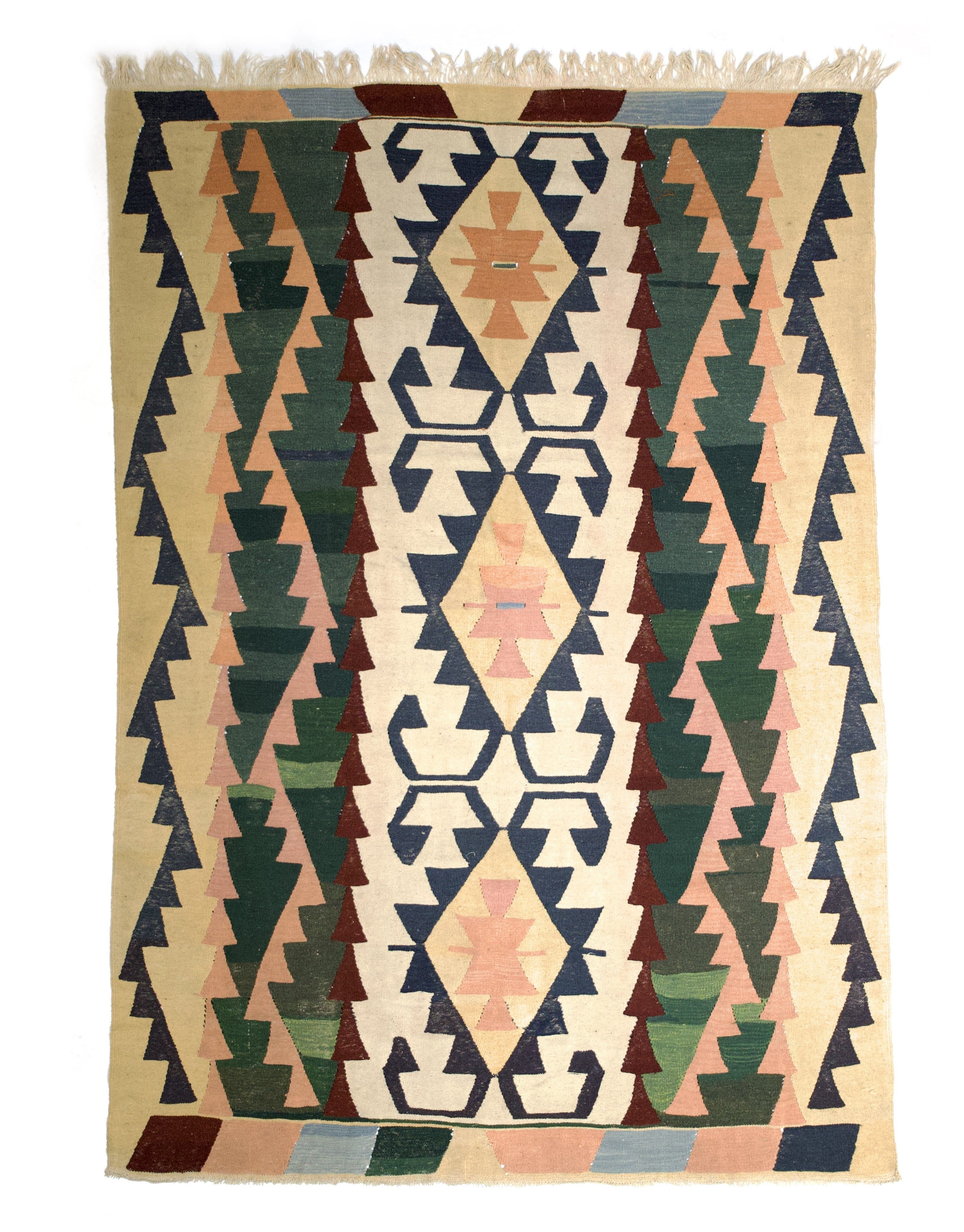 Antique Caucasian Kilim Rug 6' 4'' x 8' 3''