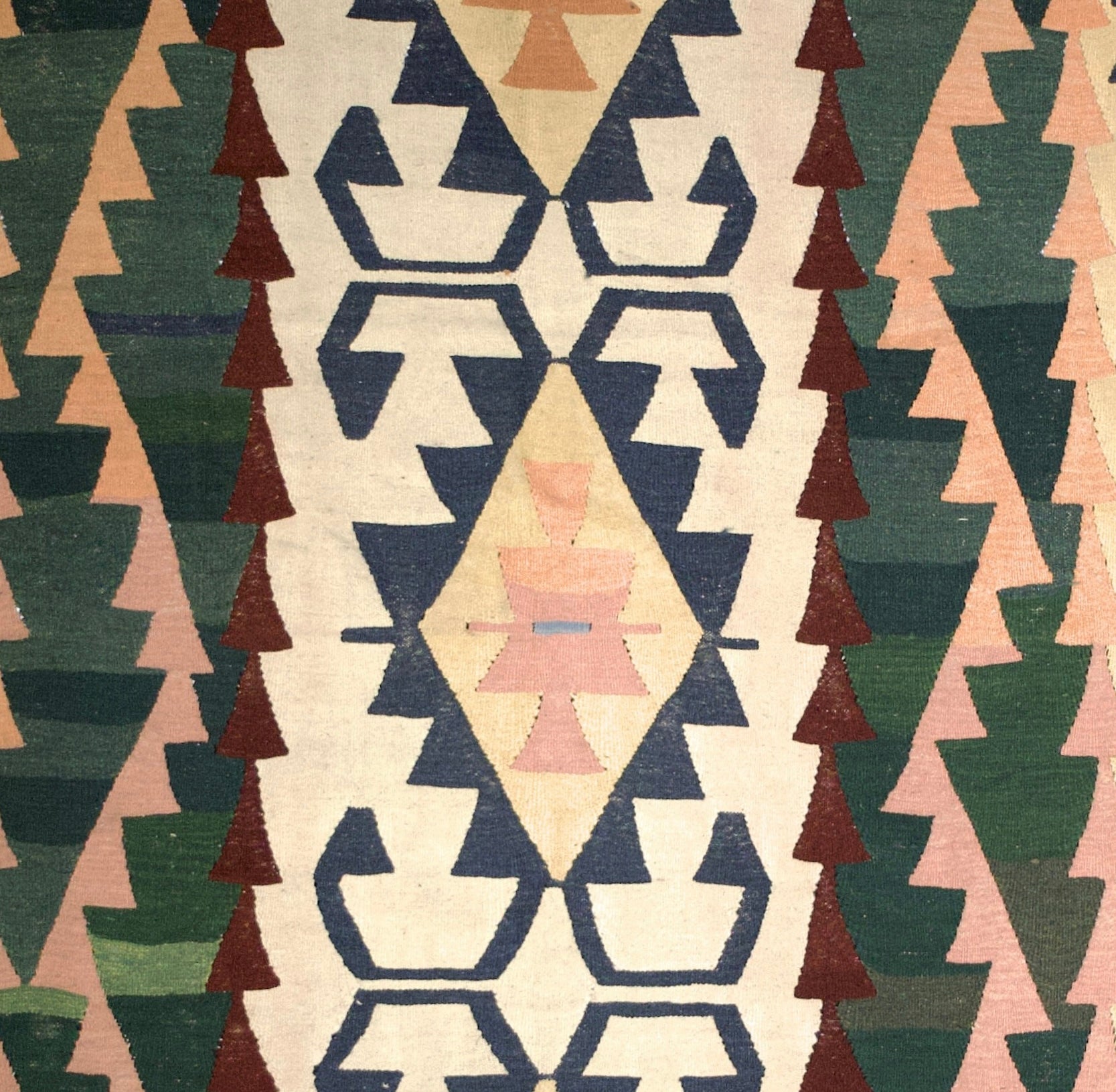 Antique Caucasian Kilim Rug 6' 4'' x 8' 3''