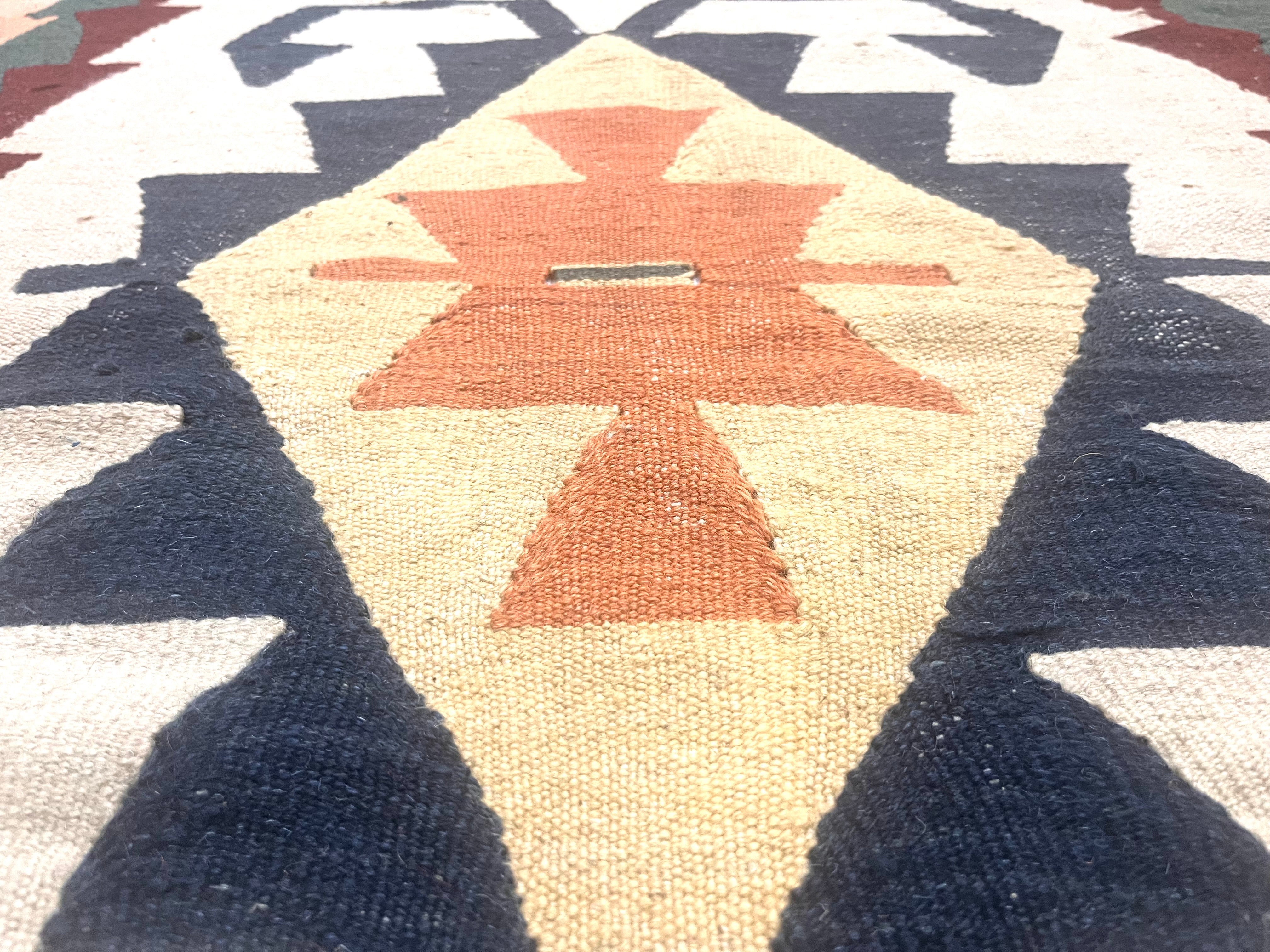 Antique Caucasian Kilim Rug 6' 4'' x 8' 3''