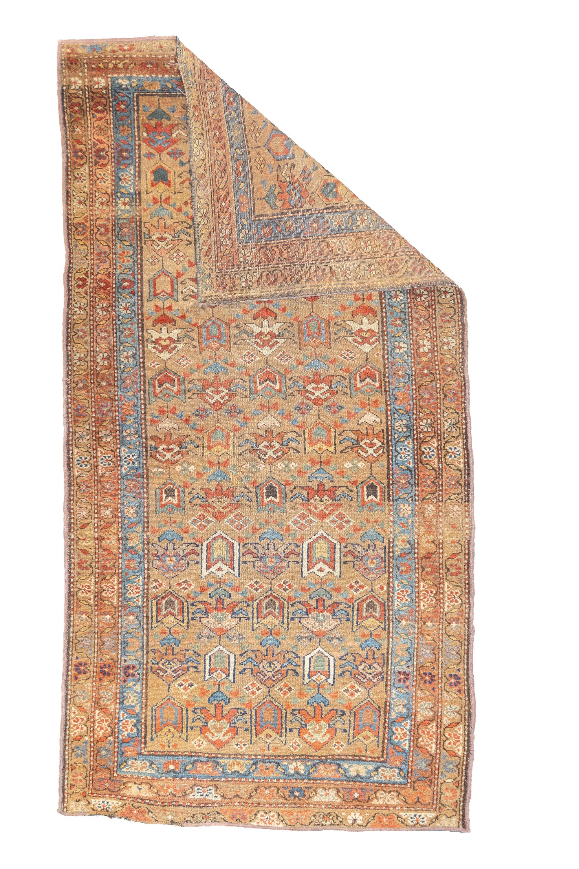 Antique Kurdish Rug 3'5'' x 6'9''