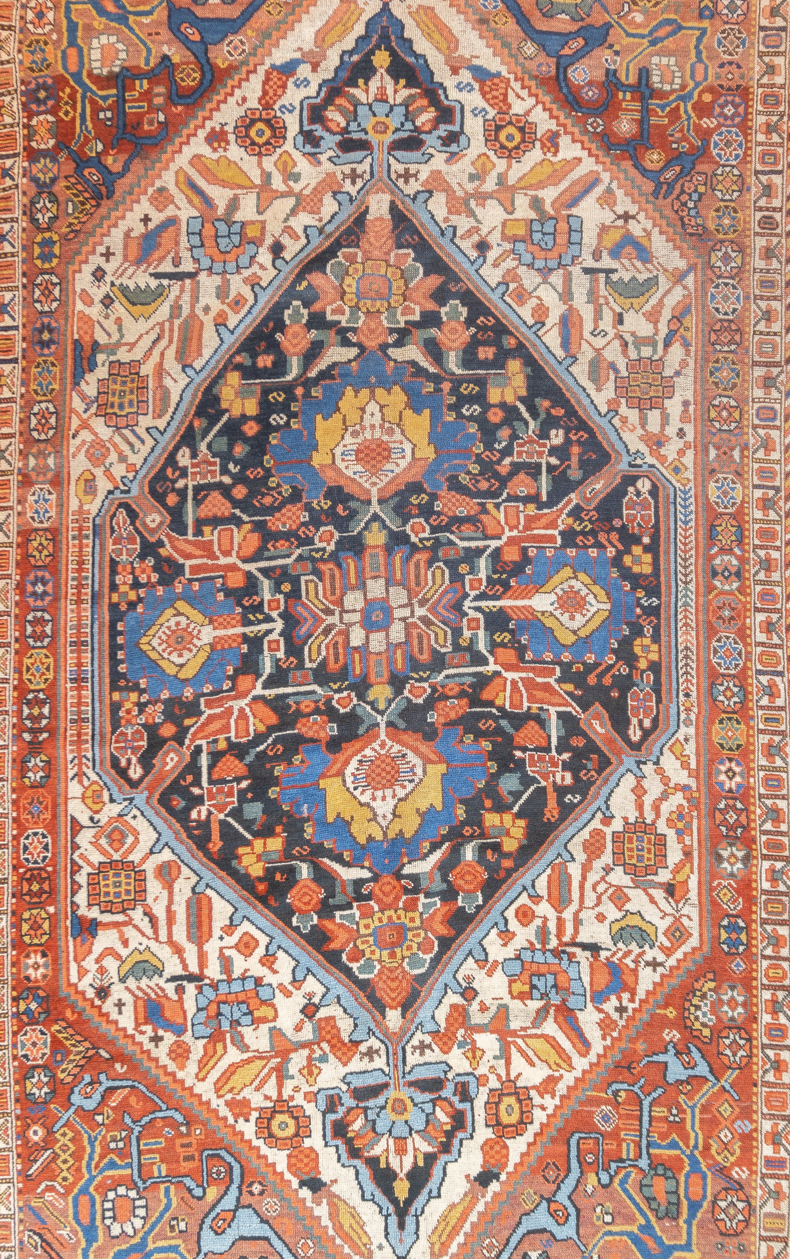 Antique Qashqai Rug 5'6'' x 9'1''