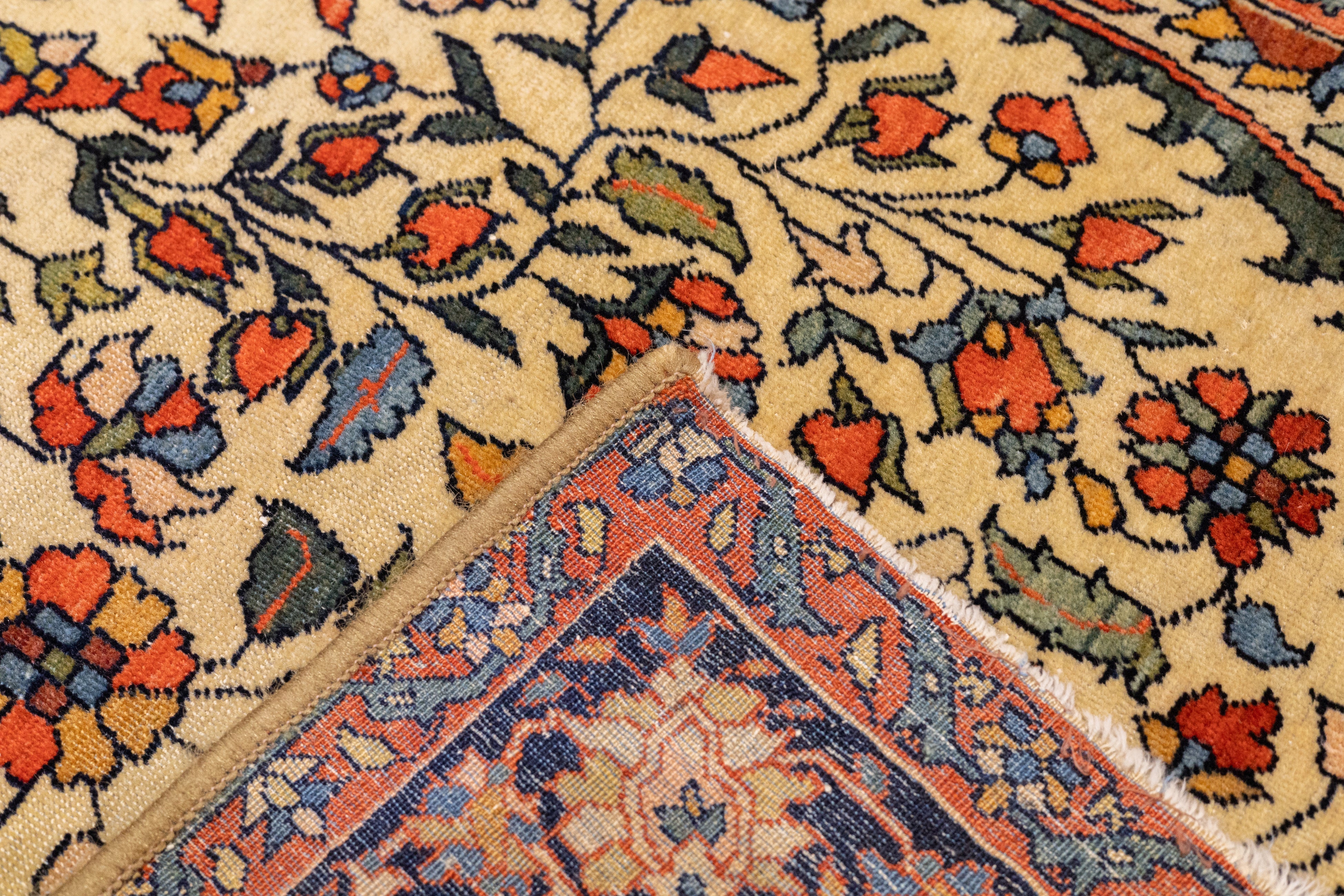 Antique Farahan Sarouk 4'4" x 7'3"