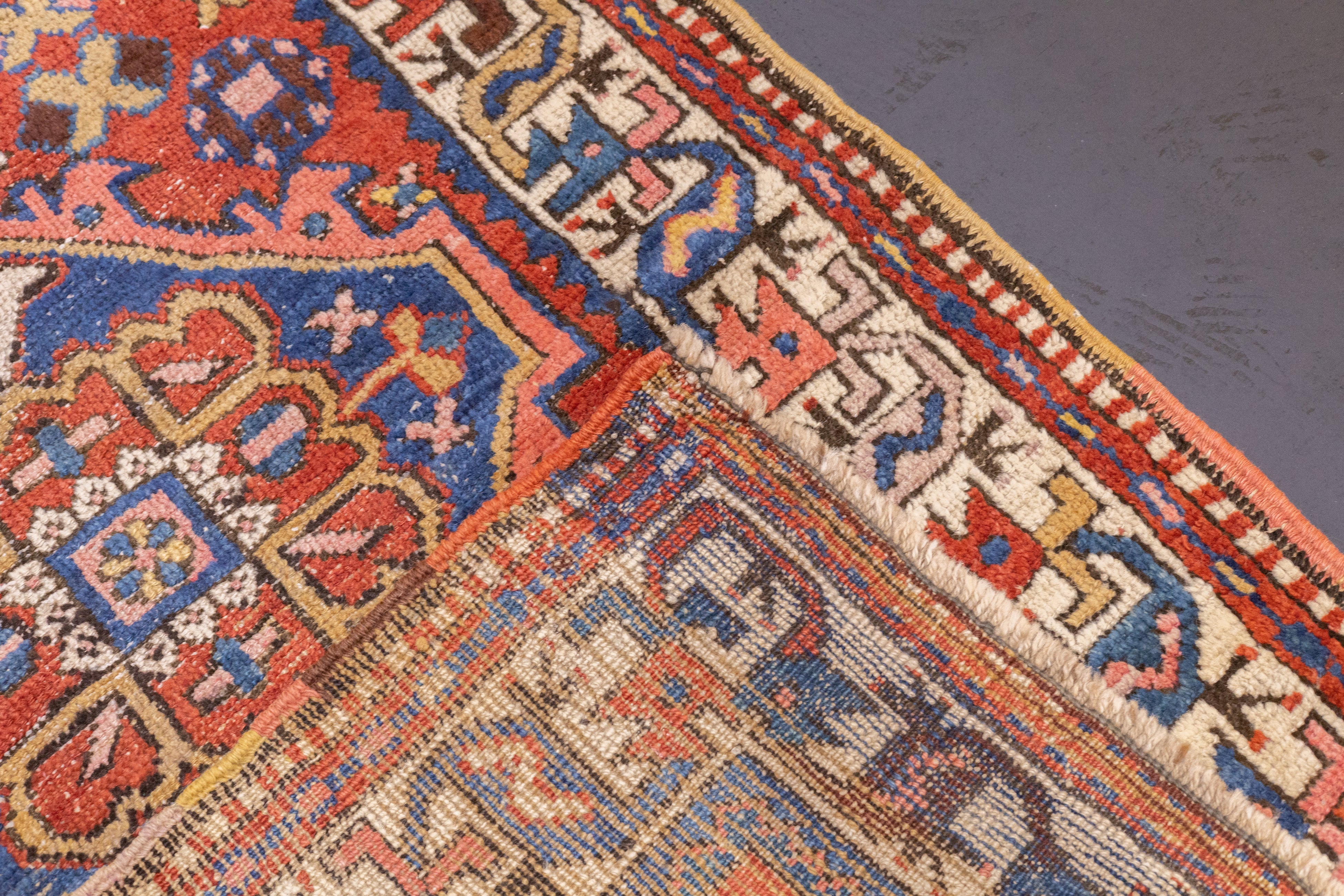 Antique Heriz Rug 3'5'' x 10'1''