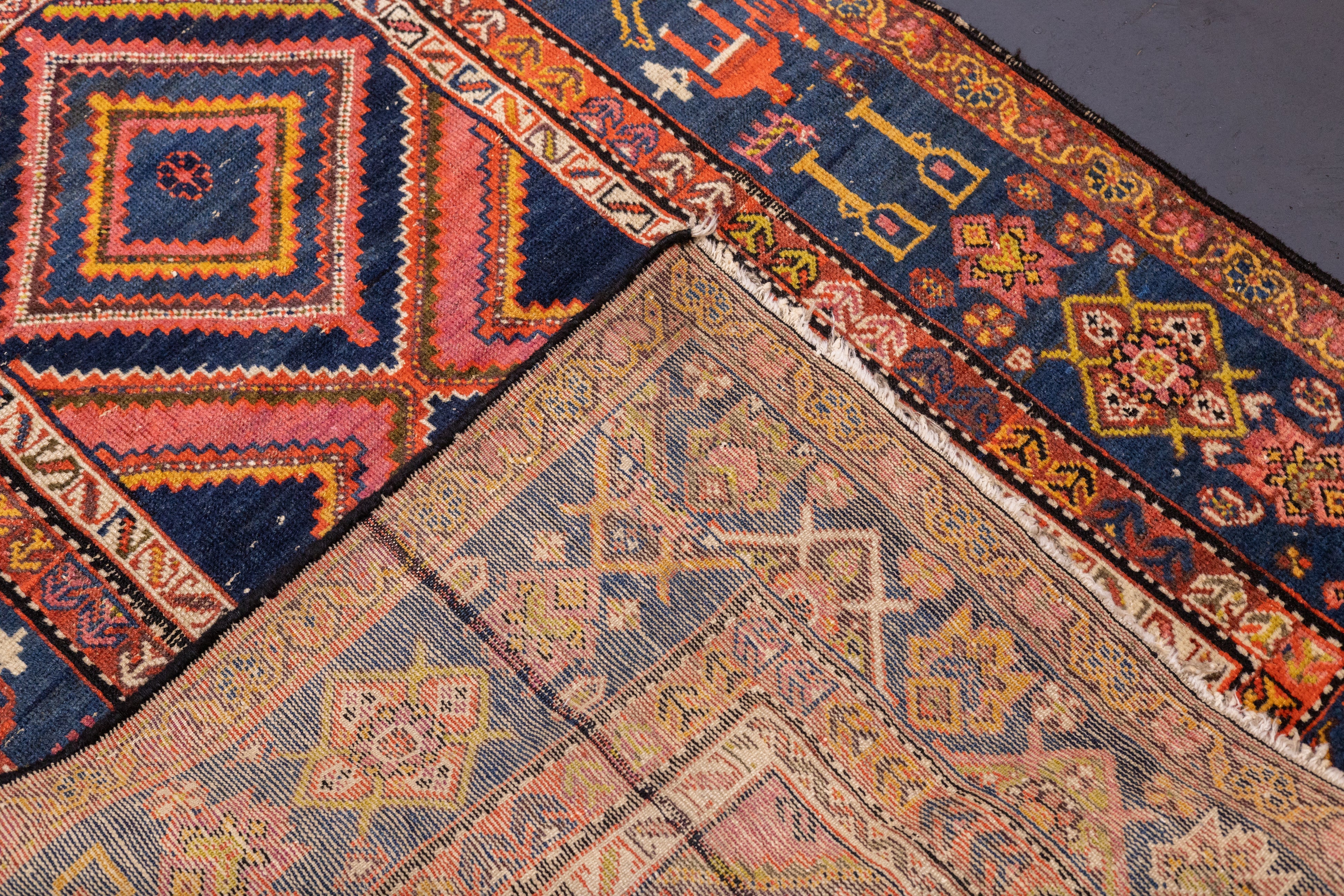 Antique Malayer Rug 3'5'' x 4'11''