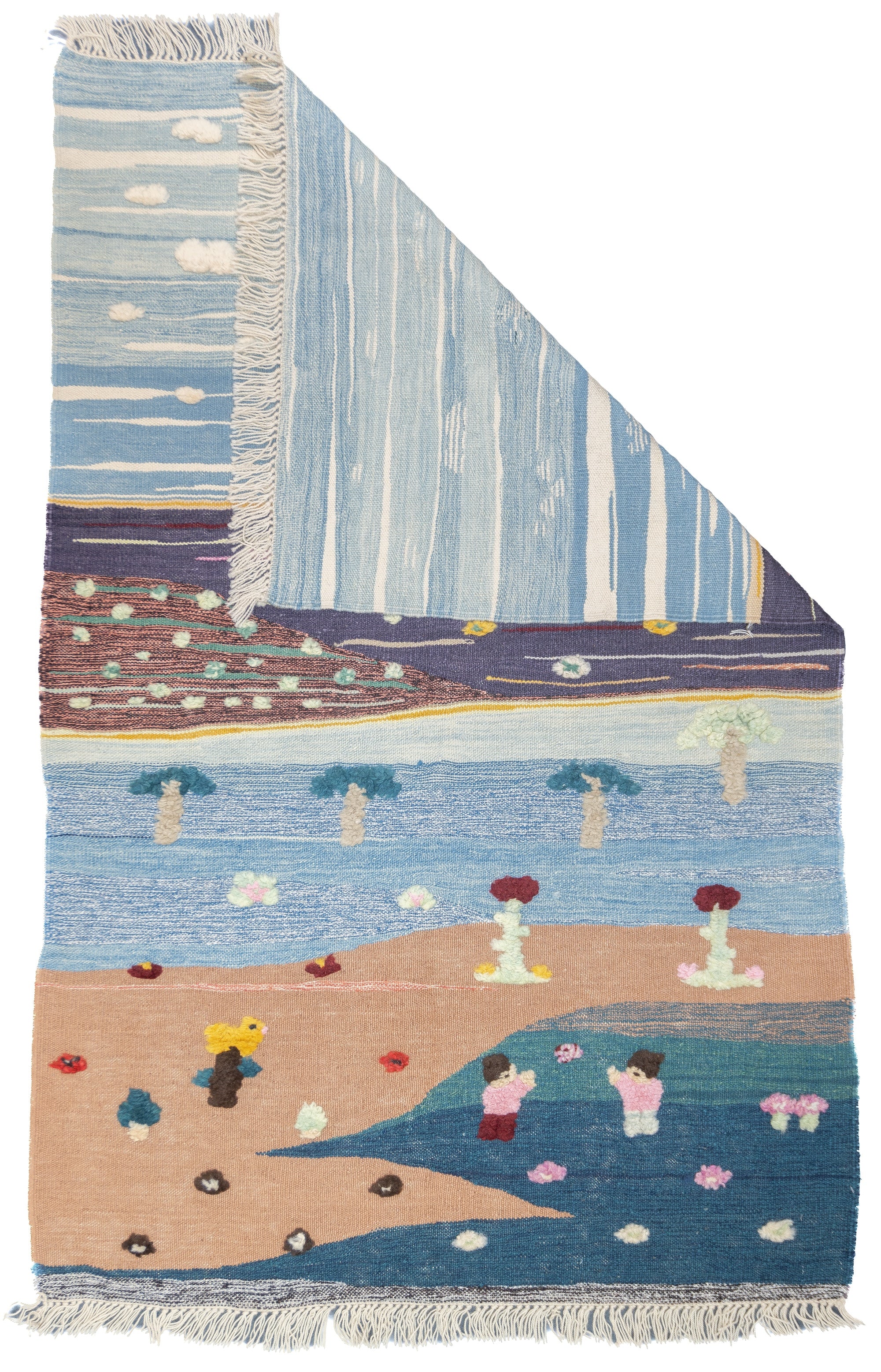 Fine Vintage Turkish Kilim Rug 4'0" x 6'3''